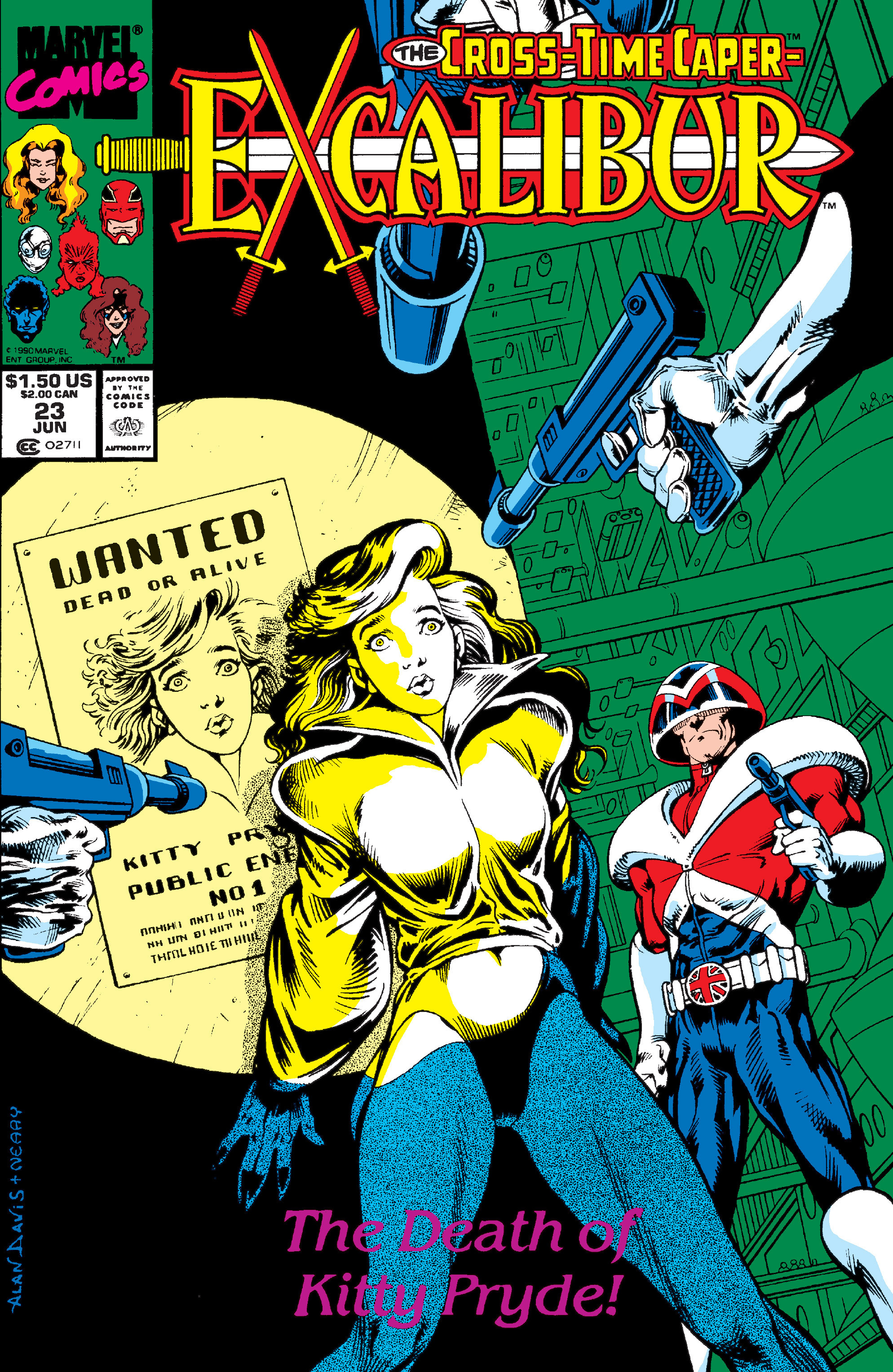 Read online Excalibur (1988) comic -  Issue #23 - 1