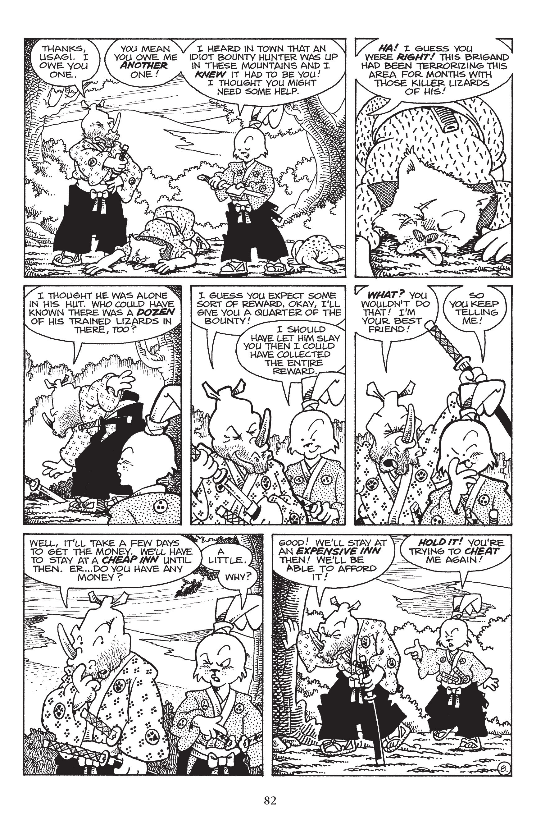 Read online Usagi Yojimbo (1987) comic -  Issue # _TPB 7 - 75