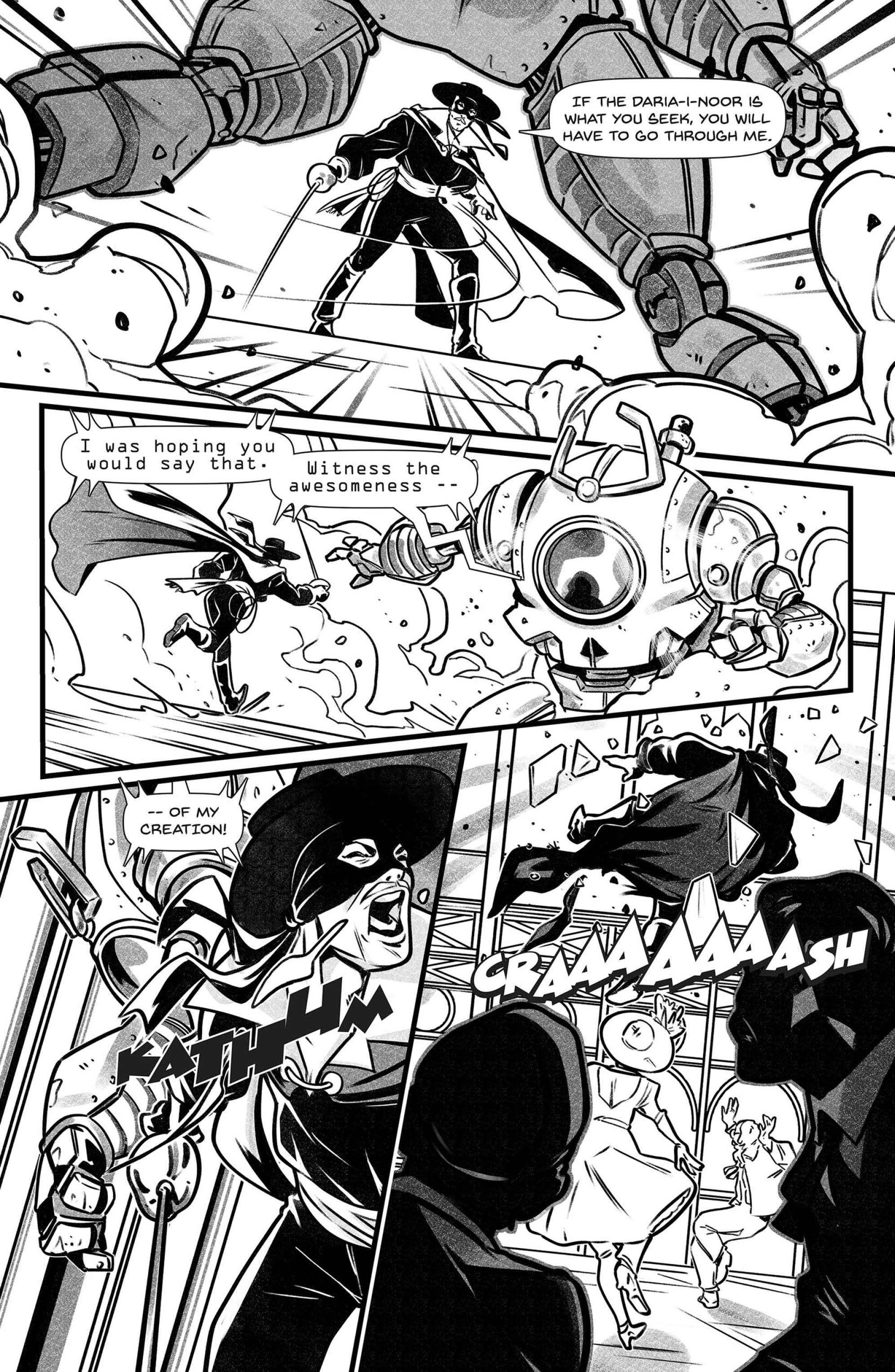 Read online Zorro Black & White Noir comic -  Issue # Full - 7