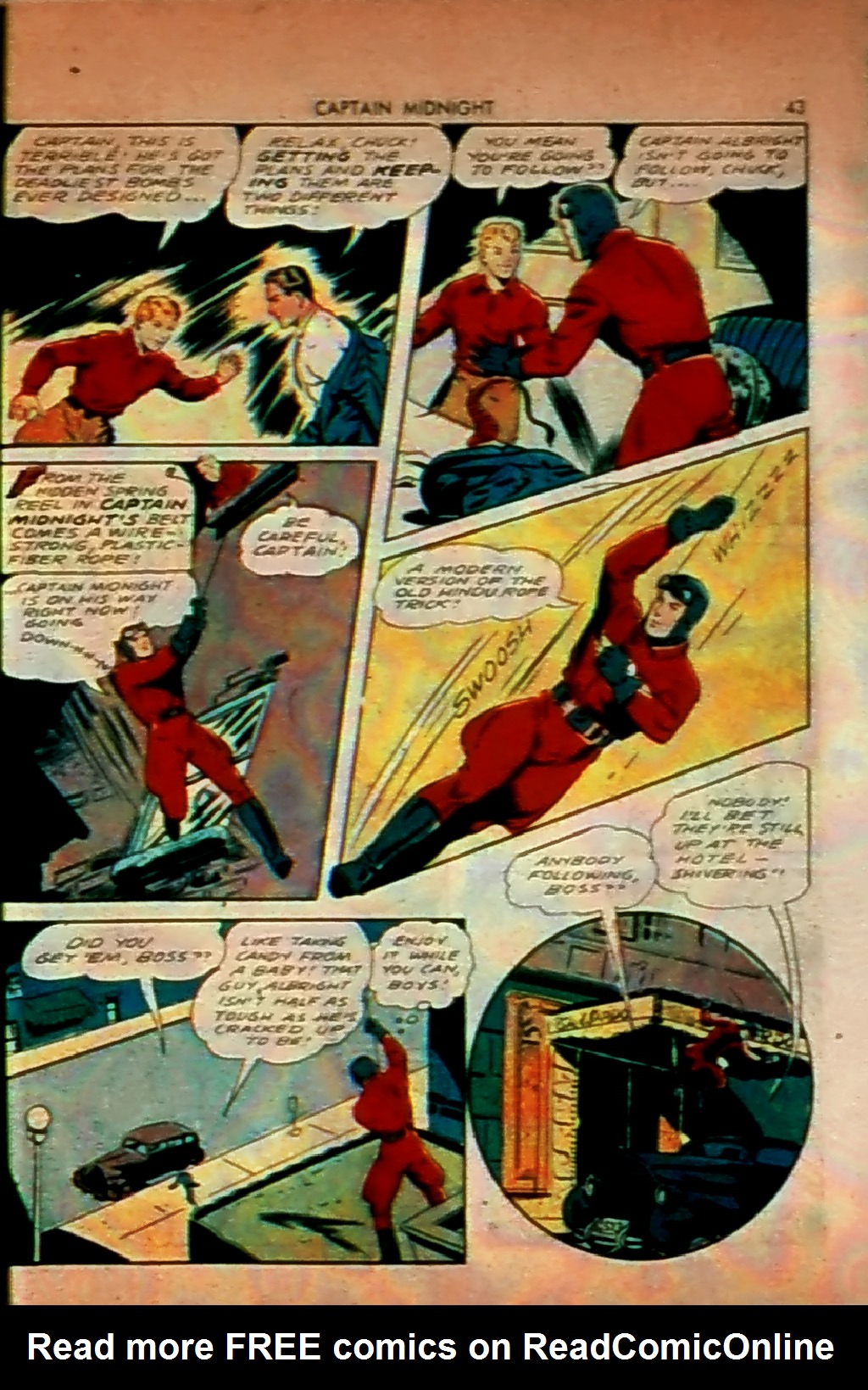 Read online Captain Midnight (1942) comic -  Issue #1 - 43