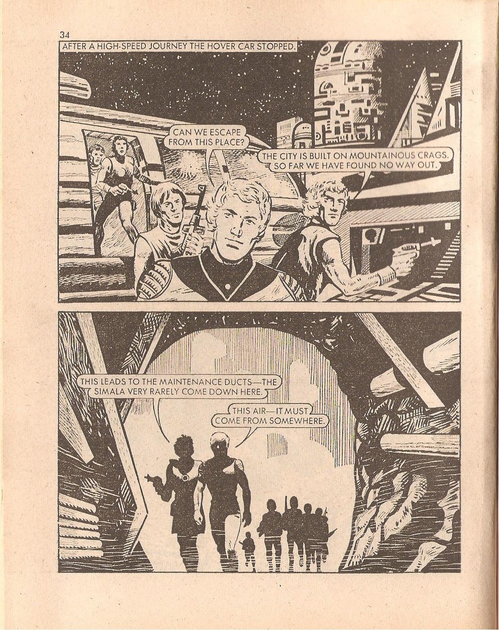Read online Starblazer comic -  Issue #23 - 34