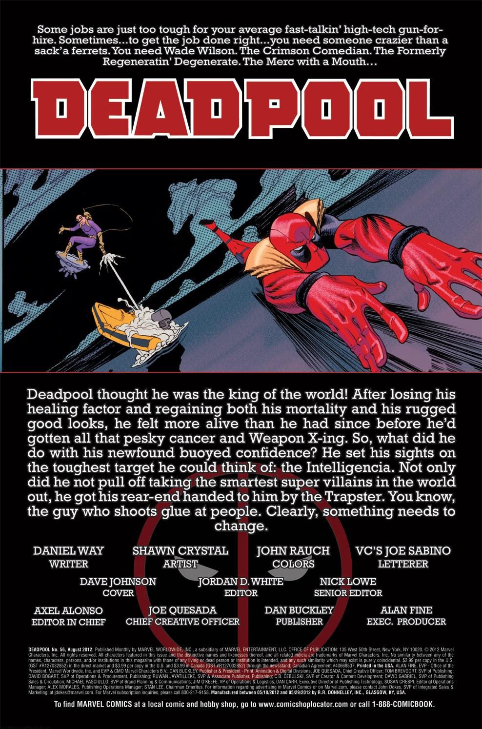 Read online Deadpool (2008) comic -  Issue #56 - 2