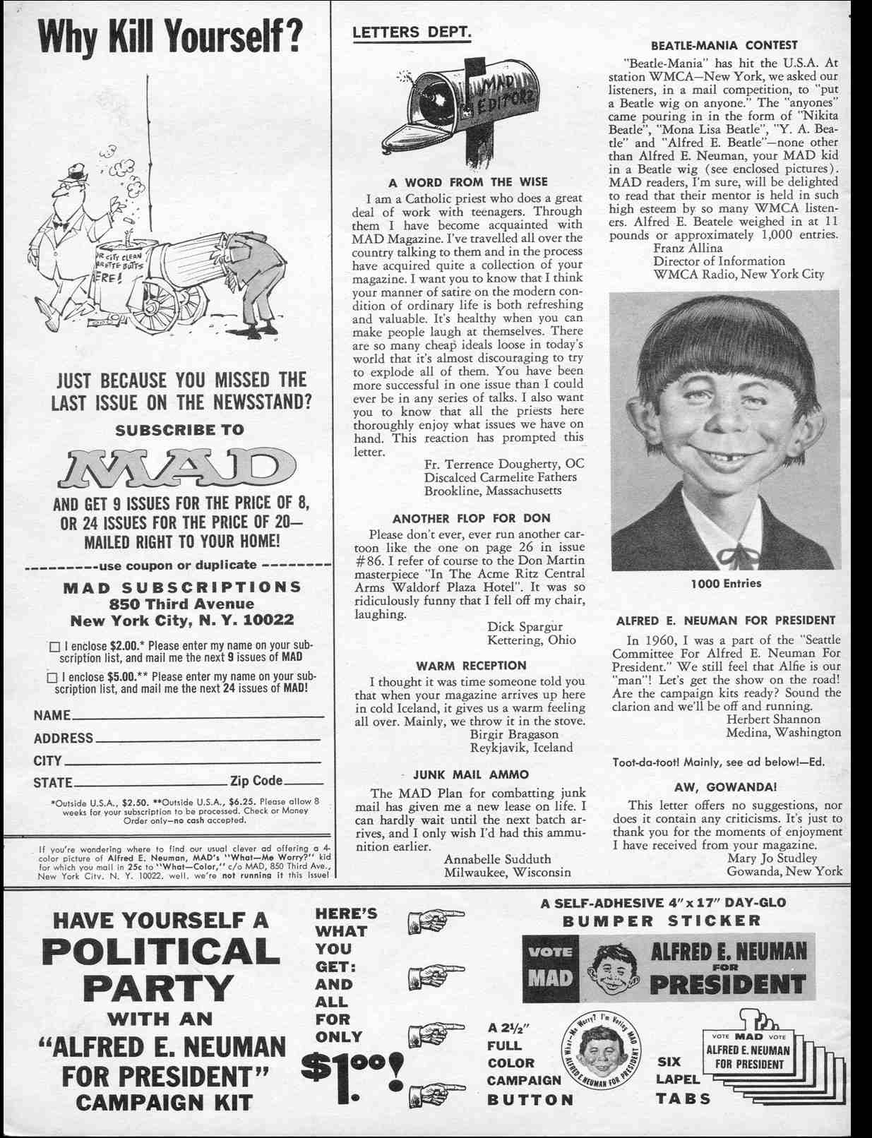 Read online MAD comic -  Issue #88 - 4