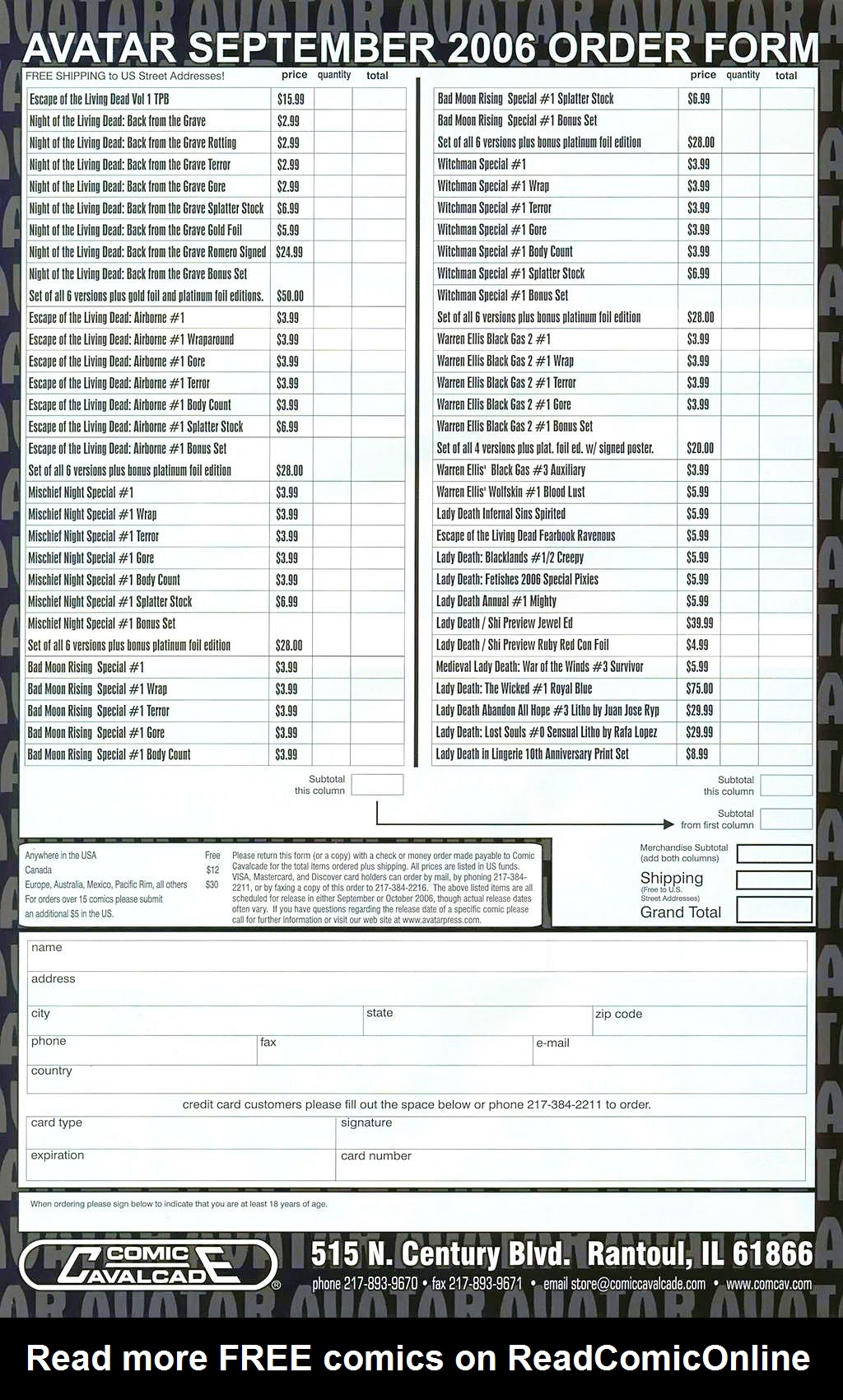 Read online Brian Pulido's Lady Death: Blacklands comic -  Issue #1 - 27