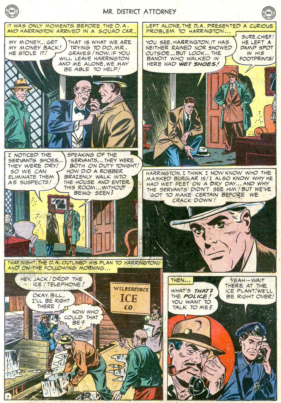 Read online Mr. District Attorney comic -  Issue #15 - 21