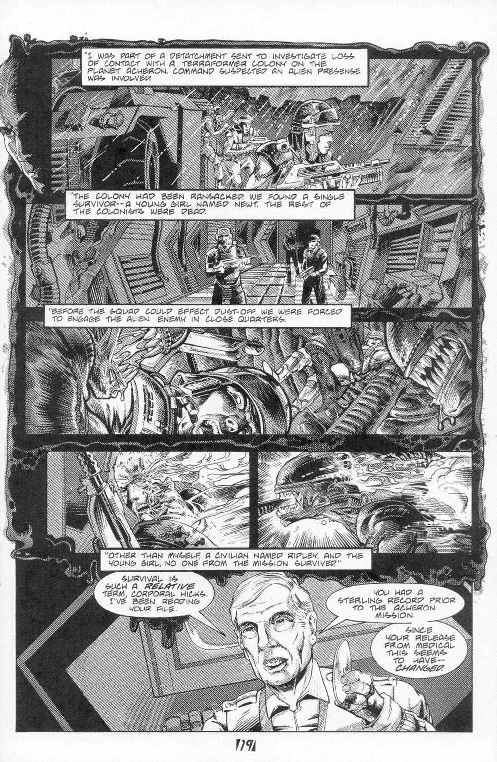 Read online Aliens (1988) comic -  Issue #1 - 21