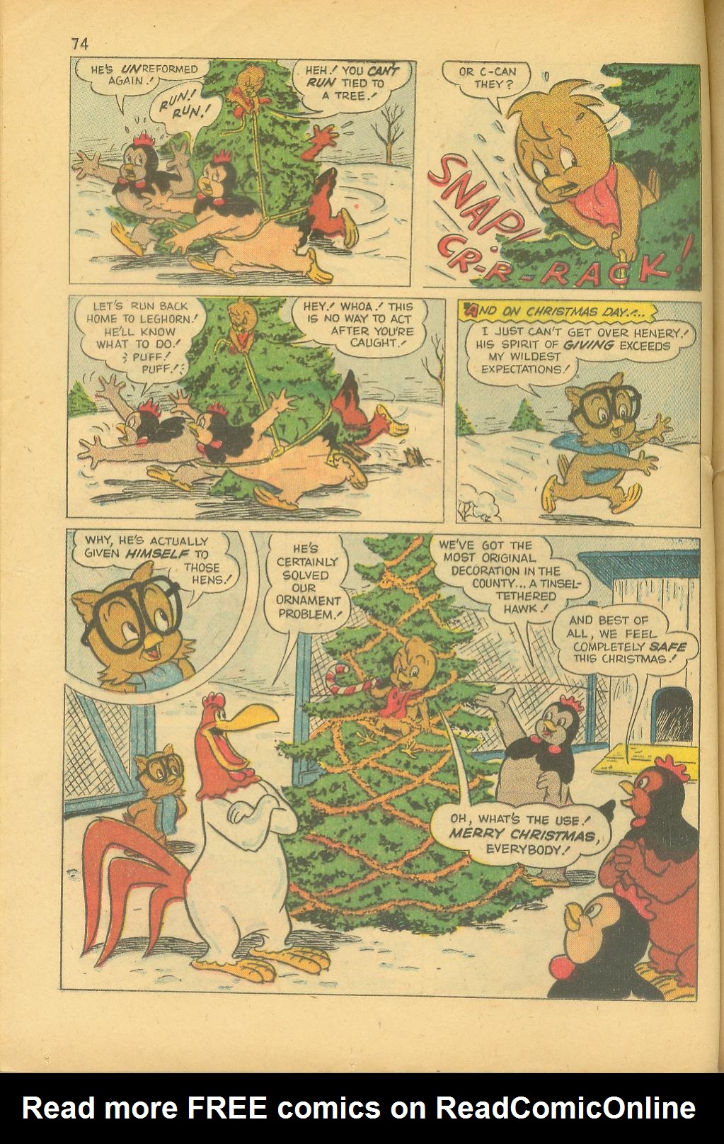 Read online Bugs Bunny's Christmas Funnies comic -  Issue # TPB 7 - 76