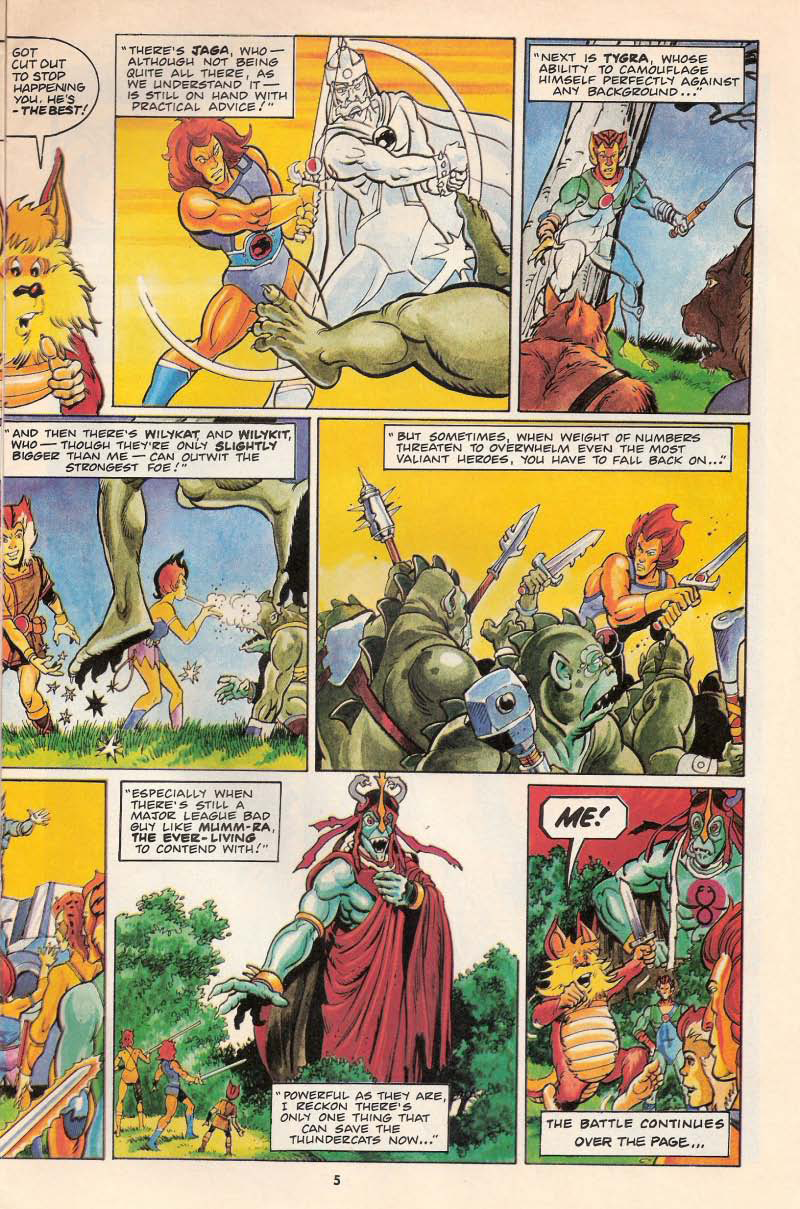 Read online ThunderCats (1987) comic -  Issue #1 - 5