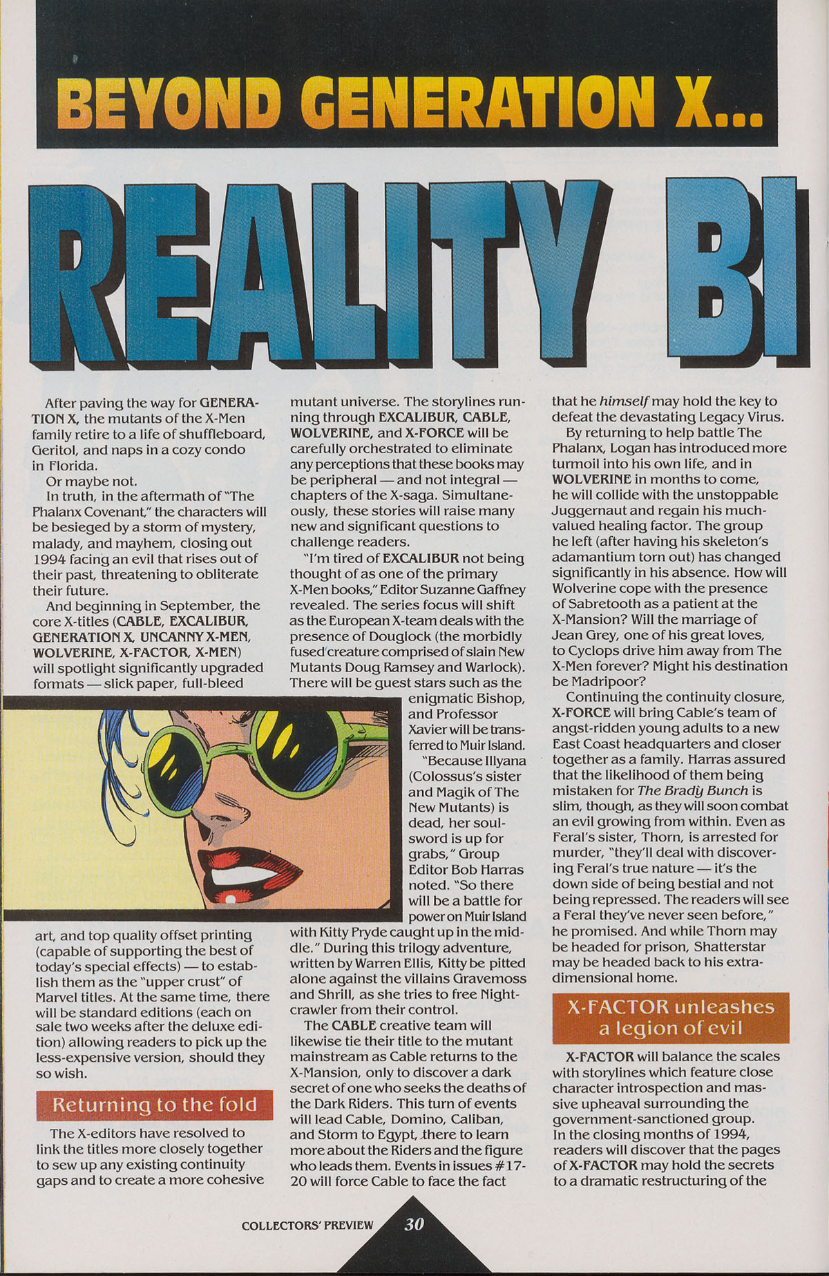 Read online Generation X comic -  Issue # (1994) _Collector's Preview - 32