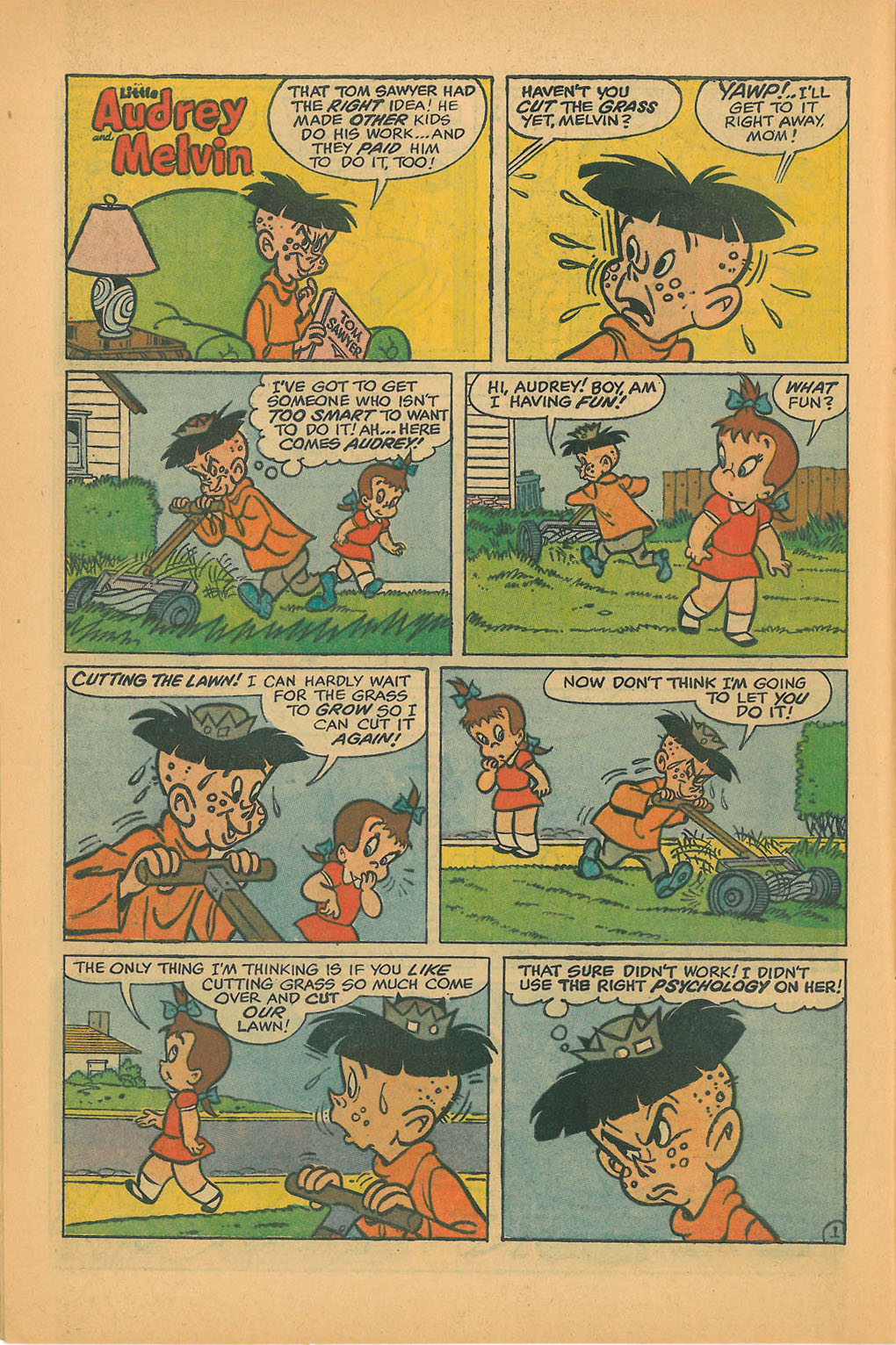 Read online Little Audrey And Melvin comic -  Issue #27 - 10