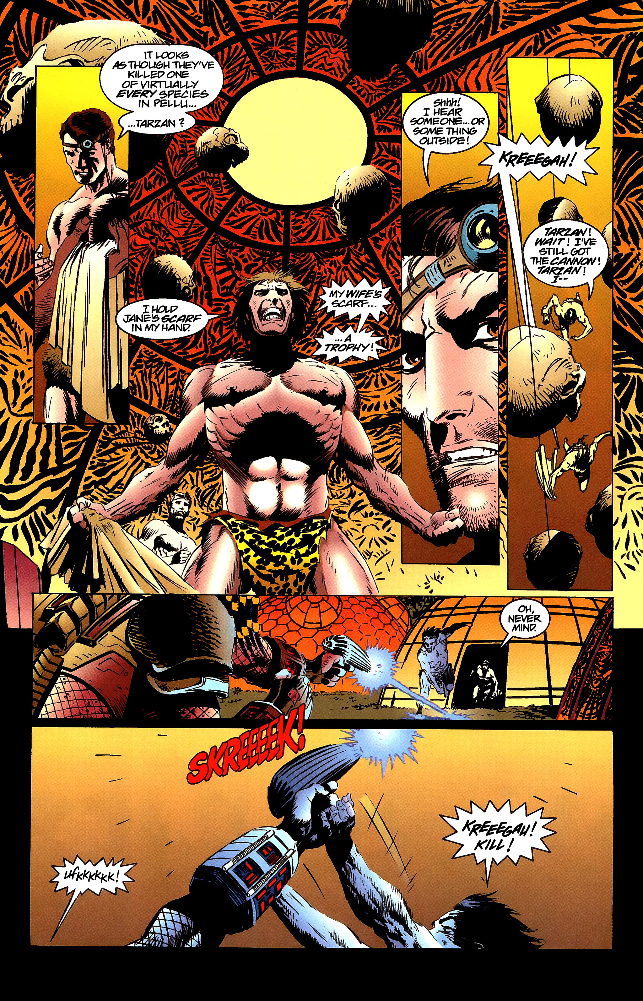 Read online Tarzan vs. Predator at the Earth's Core comic -  Issue #3 - 11