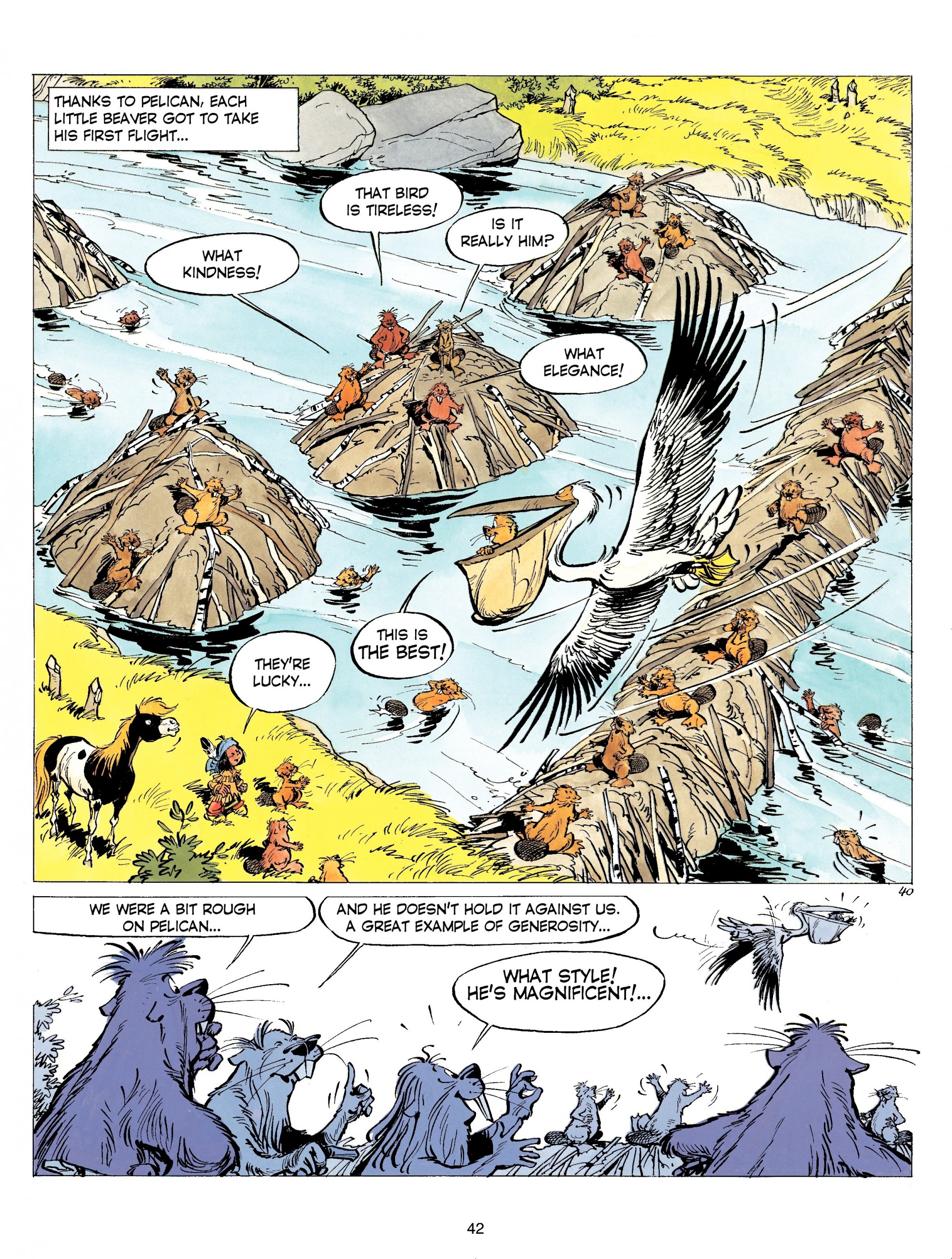 Read online Yakari comic -  Issue #5 - 42