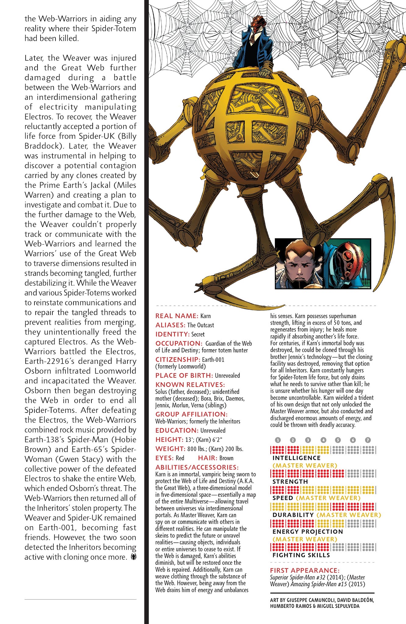 Read online Spider-Geddon Handbook comic -  Issue # Full - 8