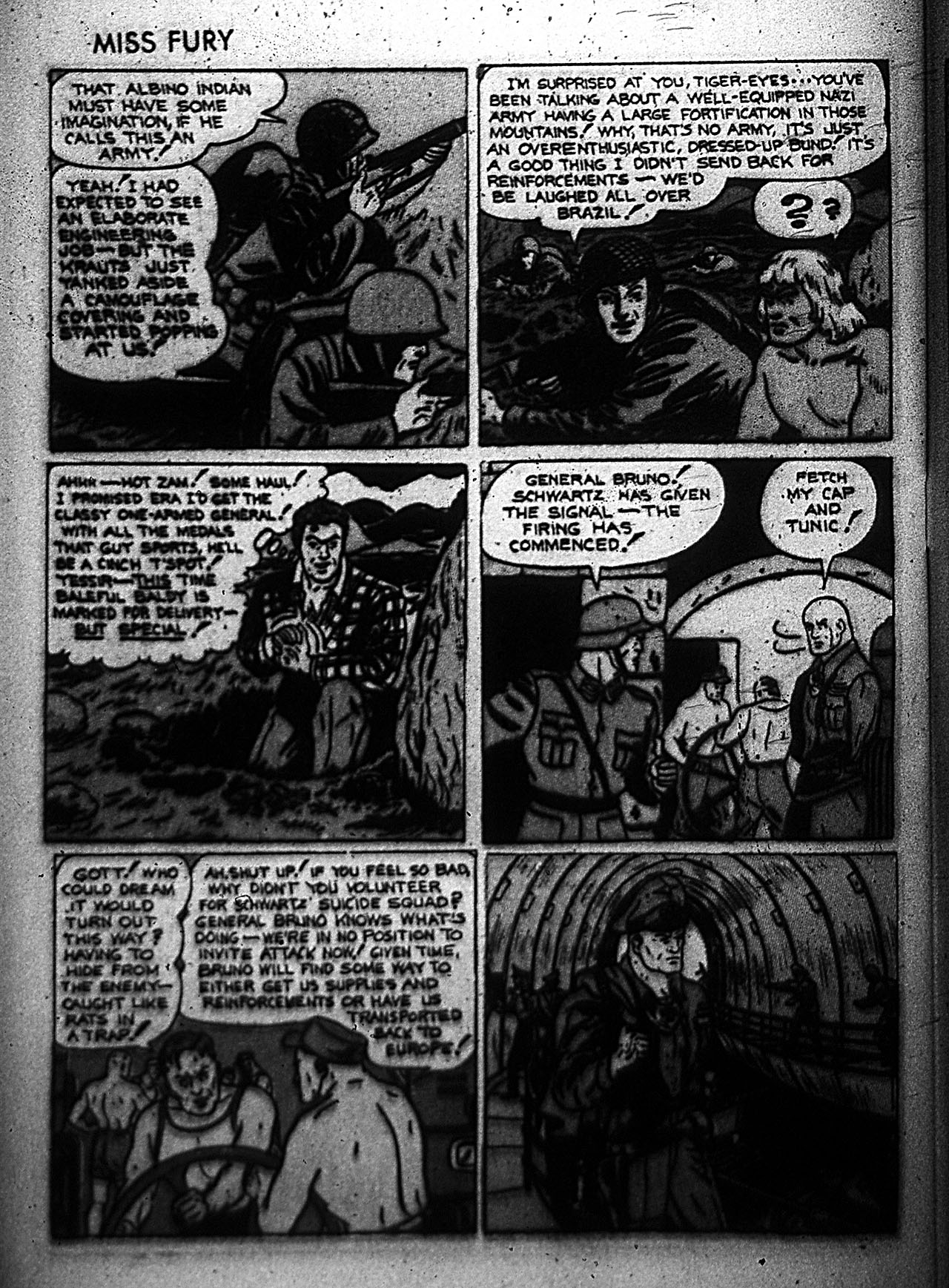 Read online Miss Fury (1942) comic -  Issue #4 - 42