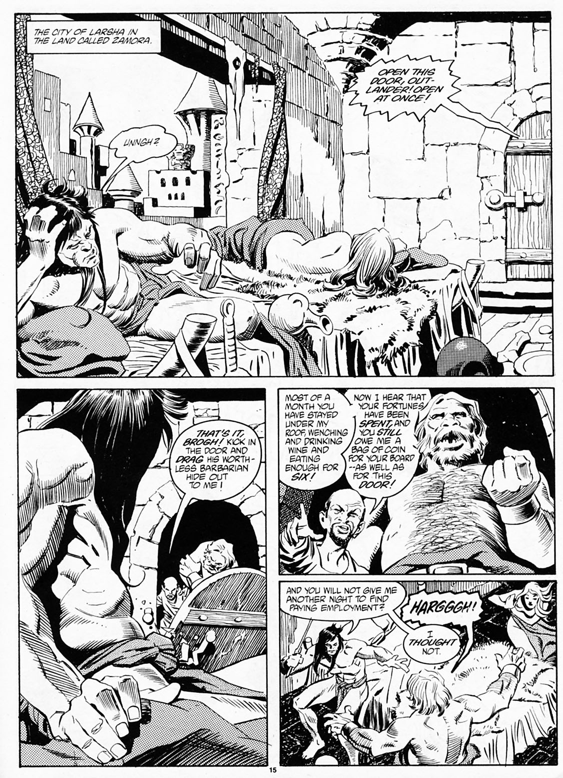 Read online The Savage Sword Of Conan comic -  Issue #186 - 17