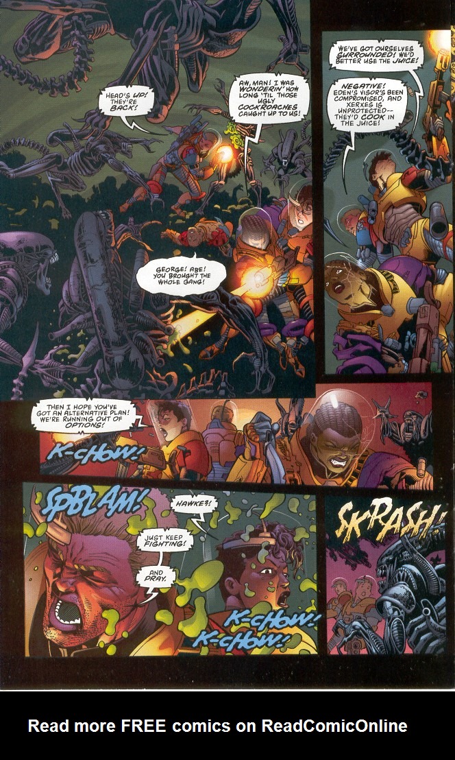 Read online Aliens: Xenogenesis comic -  Issue #4 - 20