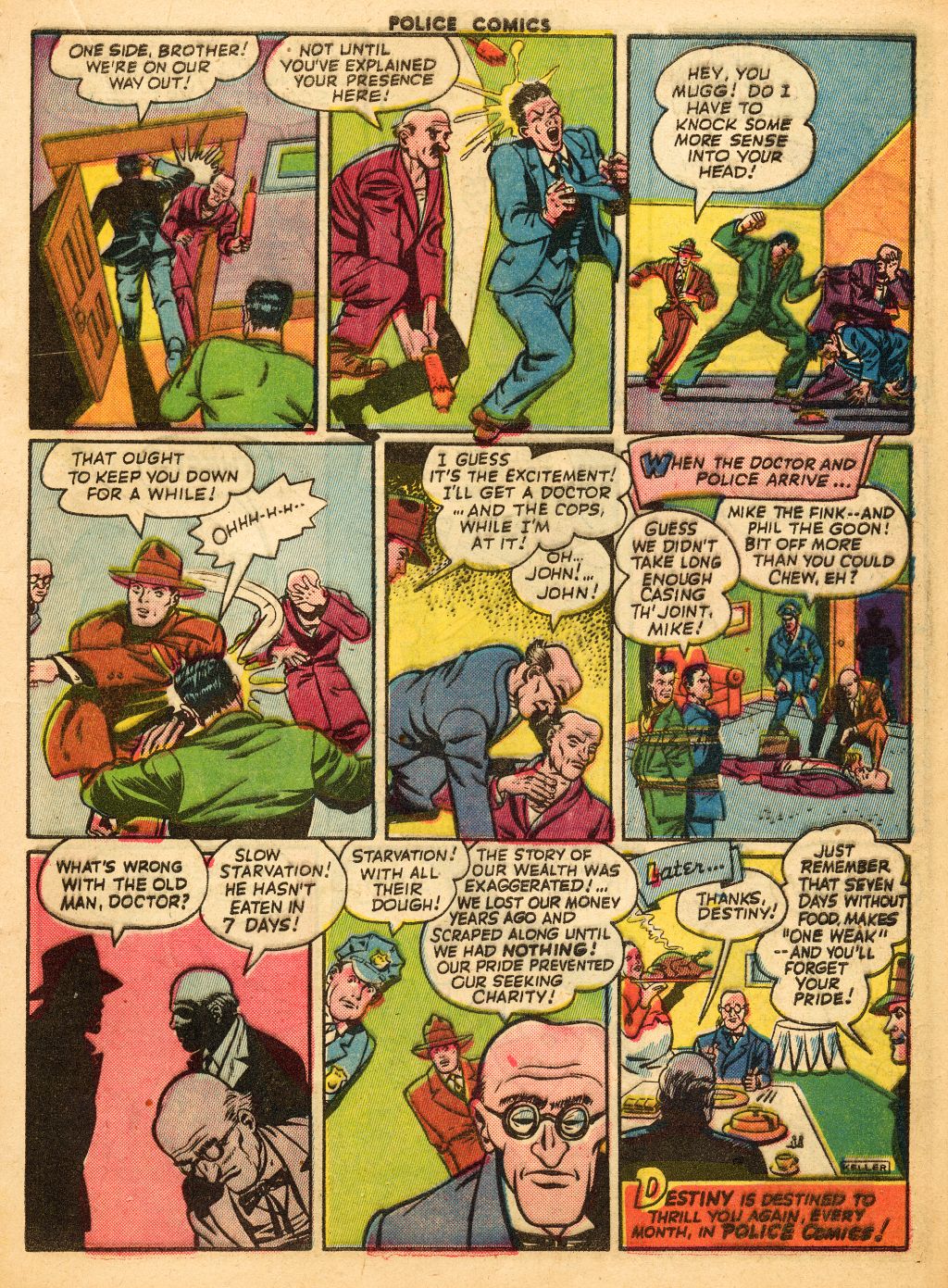 Read online Police Comics comic -  Issue #25 - 29