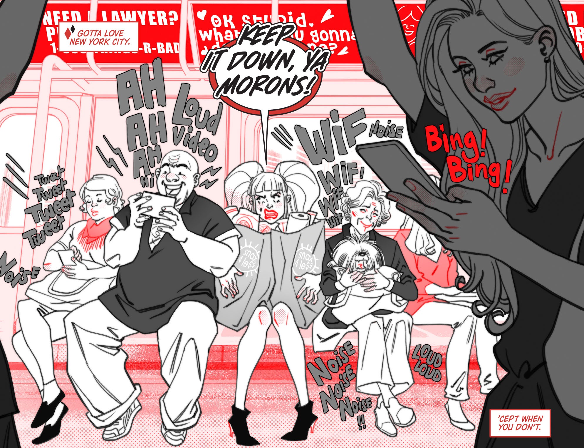 Read online Harley Quinn Black   White   Red comic -  Issue #8 - 4