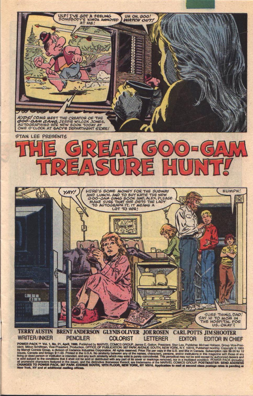 Read online Power Pack (1984) comic -  Issue #21 - 2
