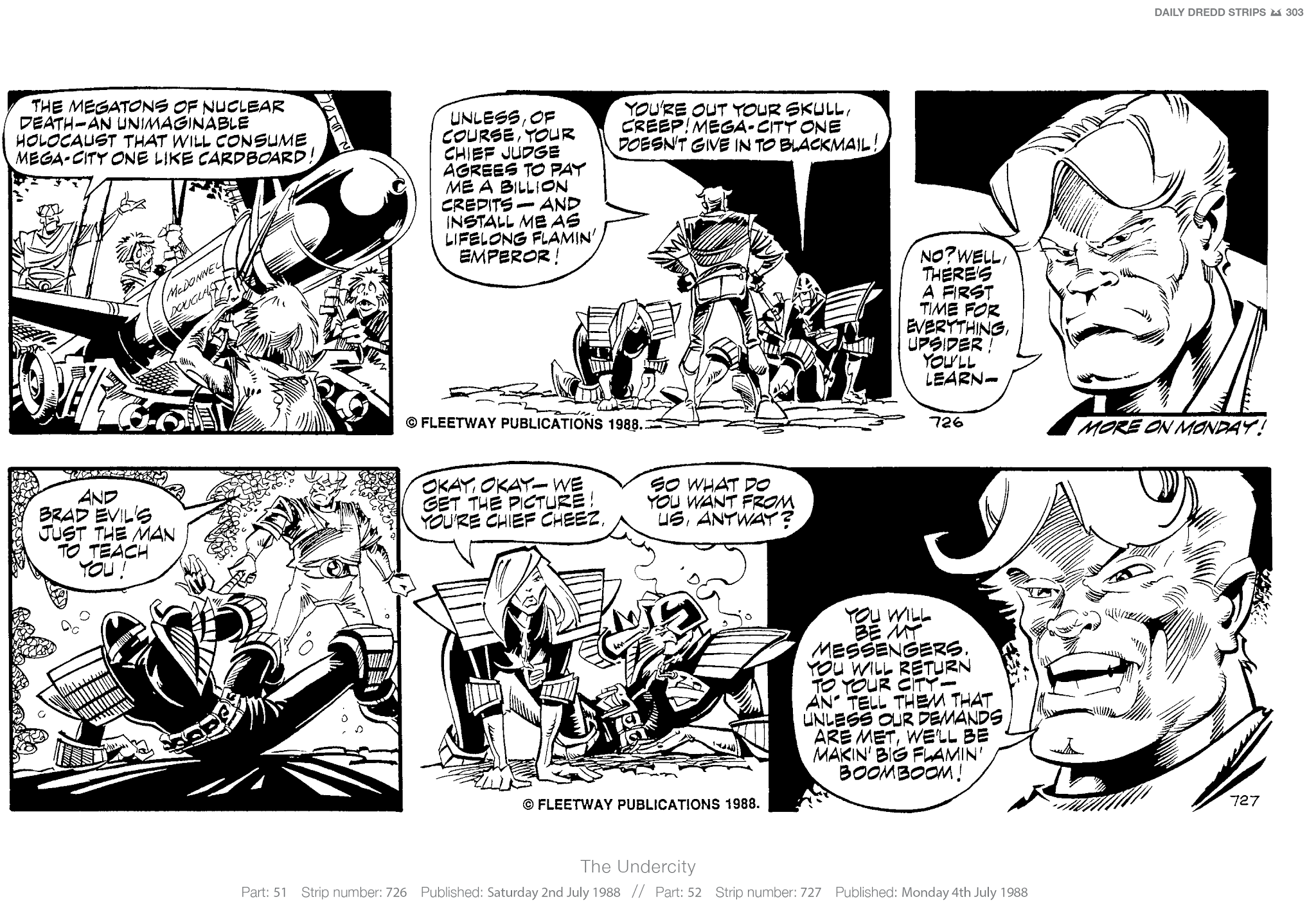 Read online Judge Dredd: The Daily Dredds comic -  Issue # TPB 2 - 306