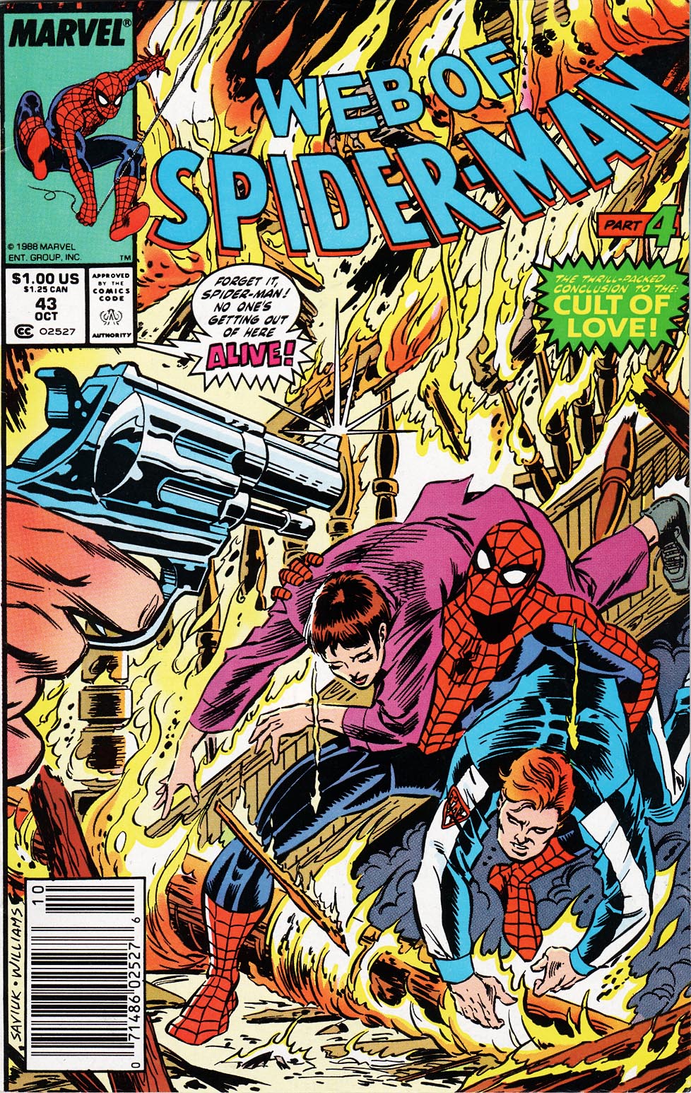 Read online Web of Spider-Man (1985) comic -  Issue #43 - 1