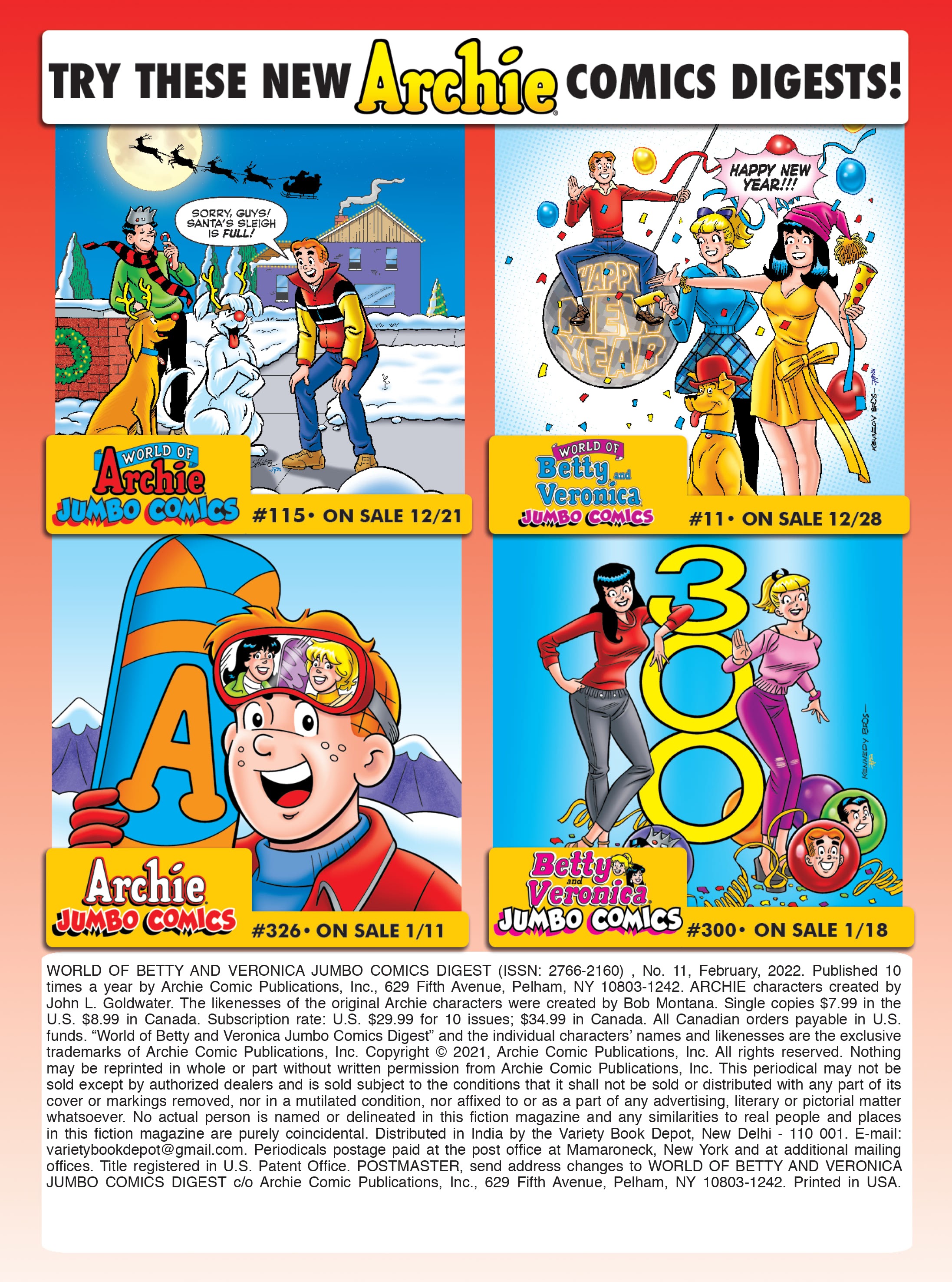Read online World of Betty & Veronica Digest comic -  Issue #11 - 182