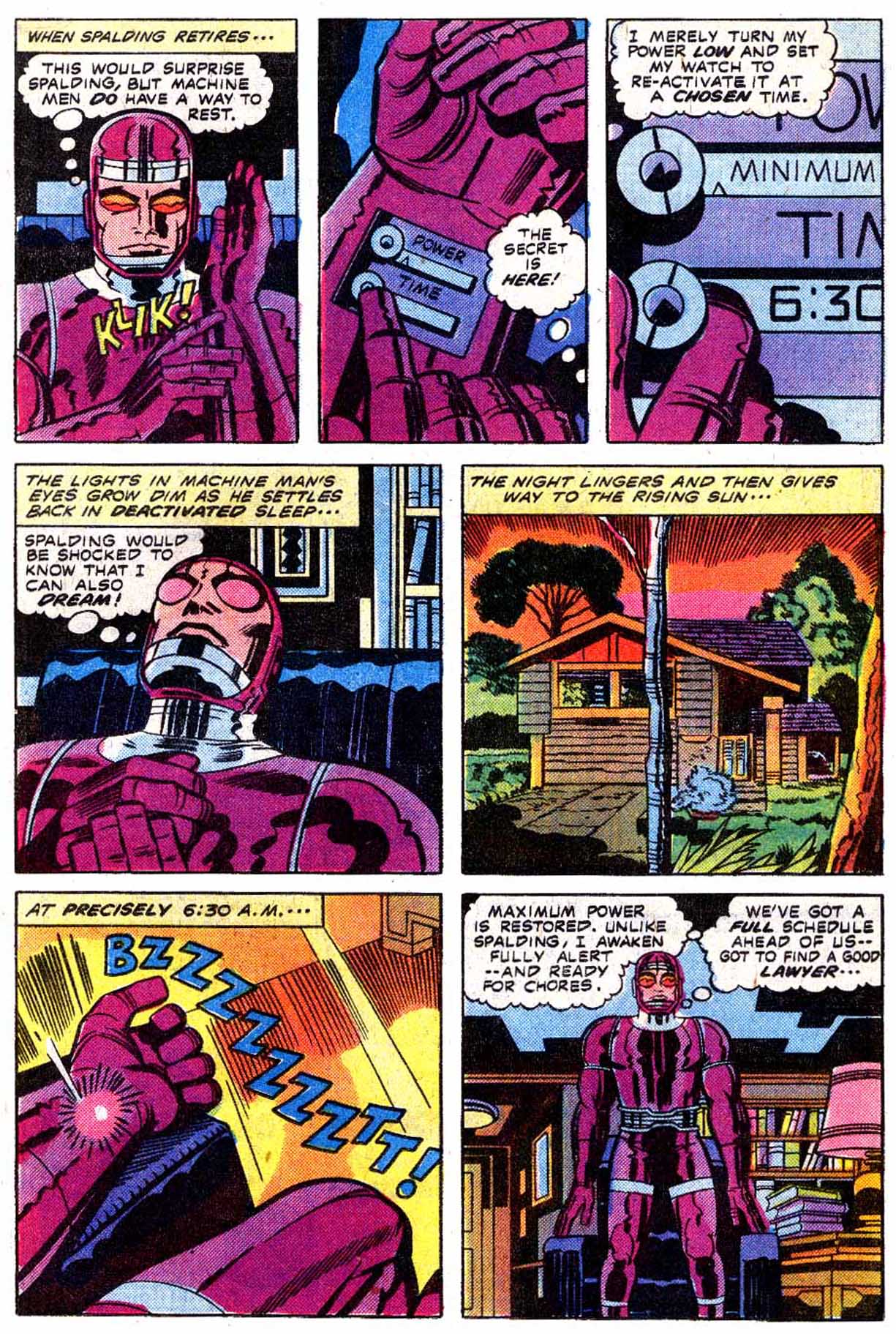 Read online Machine Man (1978) comic -  Issue #7 - 12