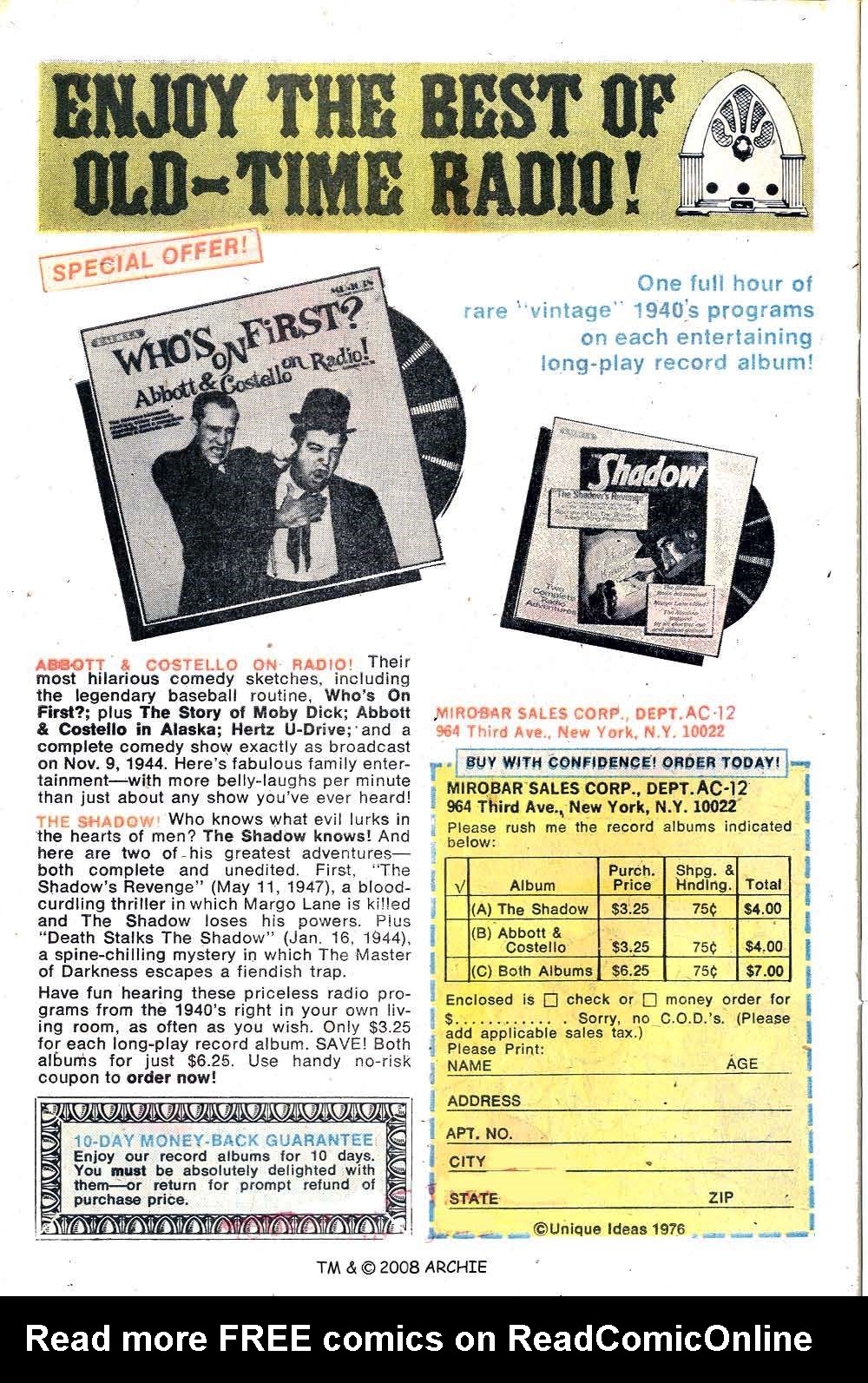 Read online Jughead (1965) comic -  Issue #259 - 34