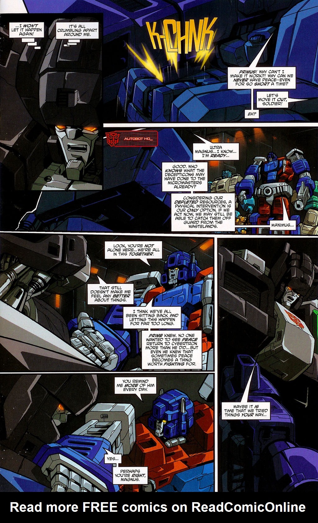 Read online Transformers: Micromasters comic -  Issue #4 - 11