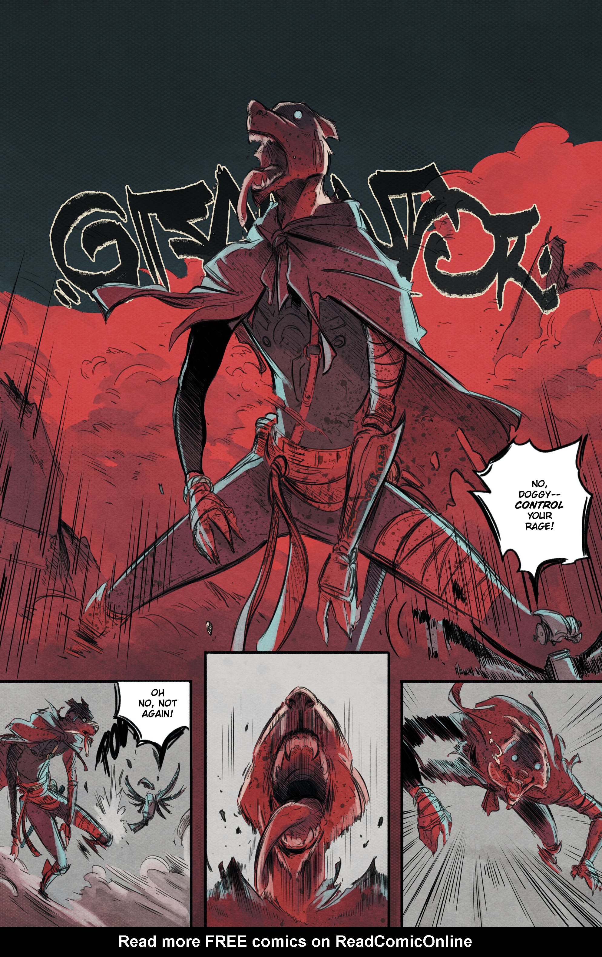 Read online Samurai Doggy comic -  Issue #6 - 7