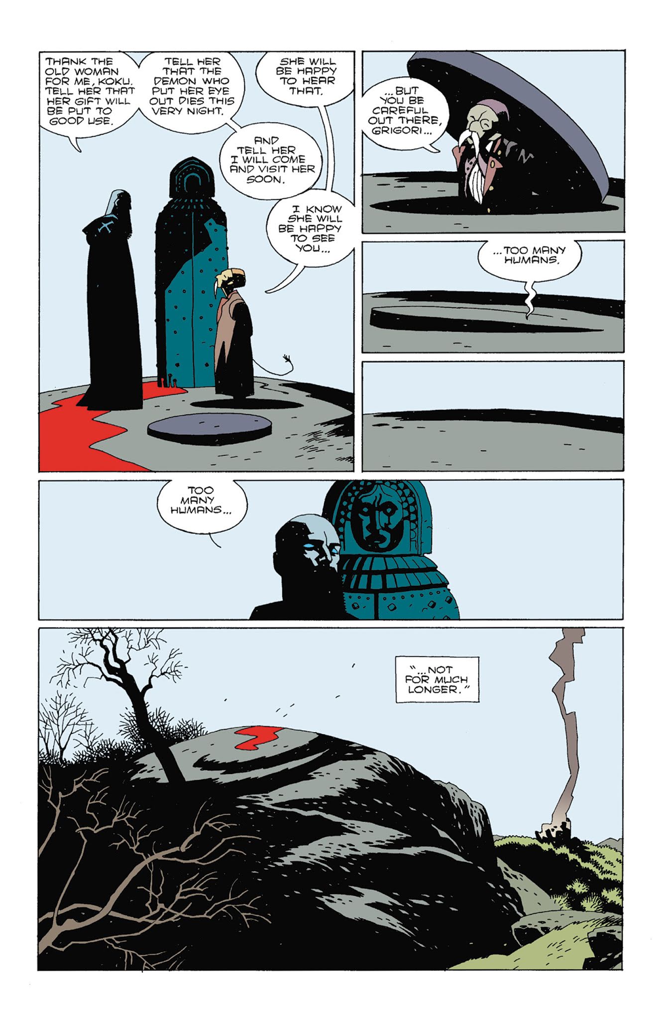 Read online Hellboy: Wake the Devil comic -  Issue # _TPB - 97