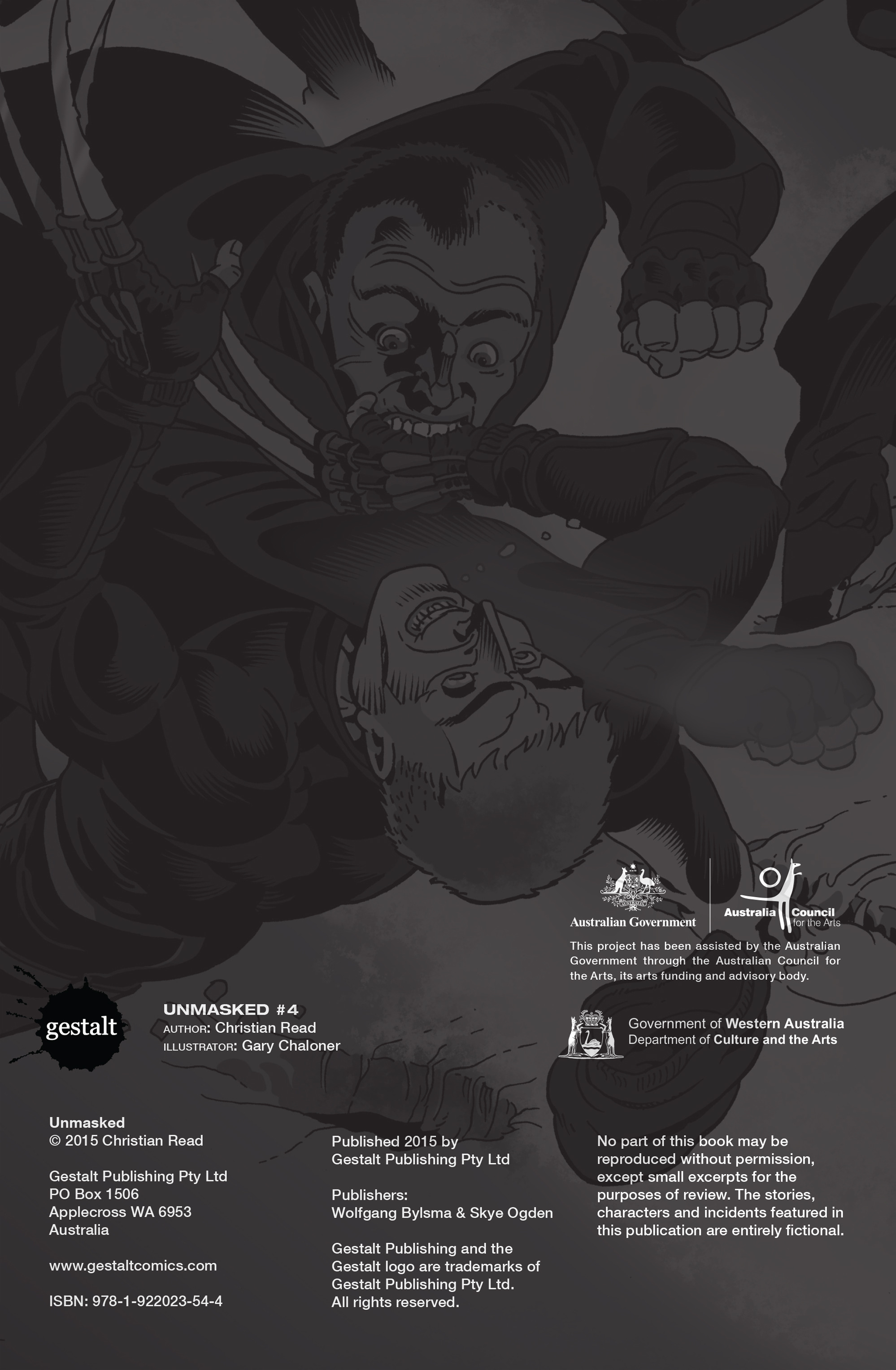 Read online Unmasked comic -  Issue #4 - 2