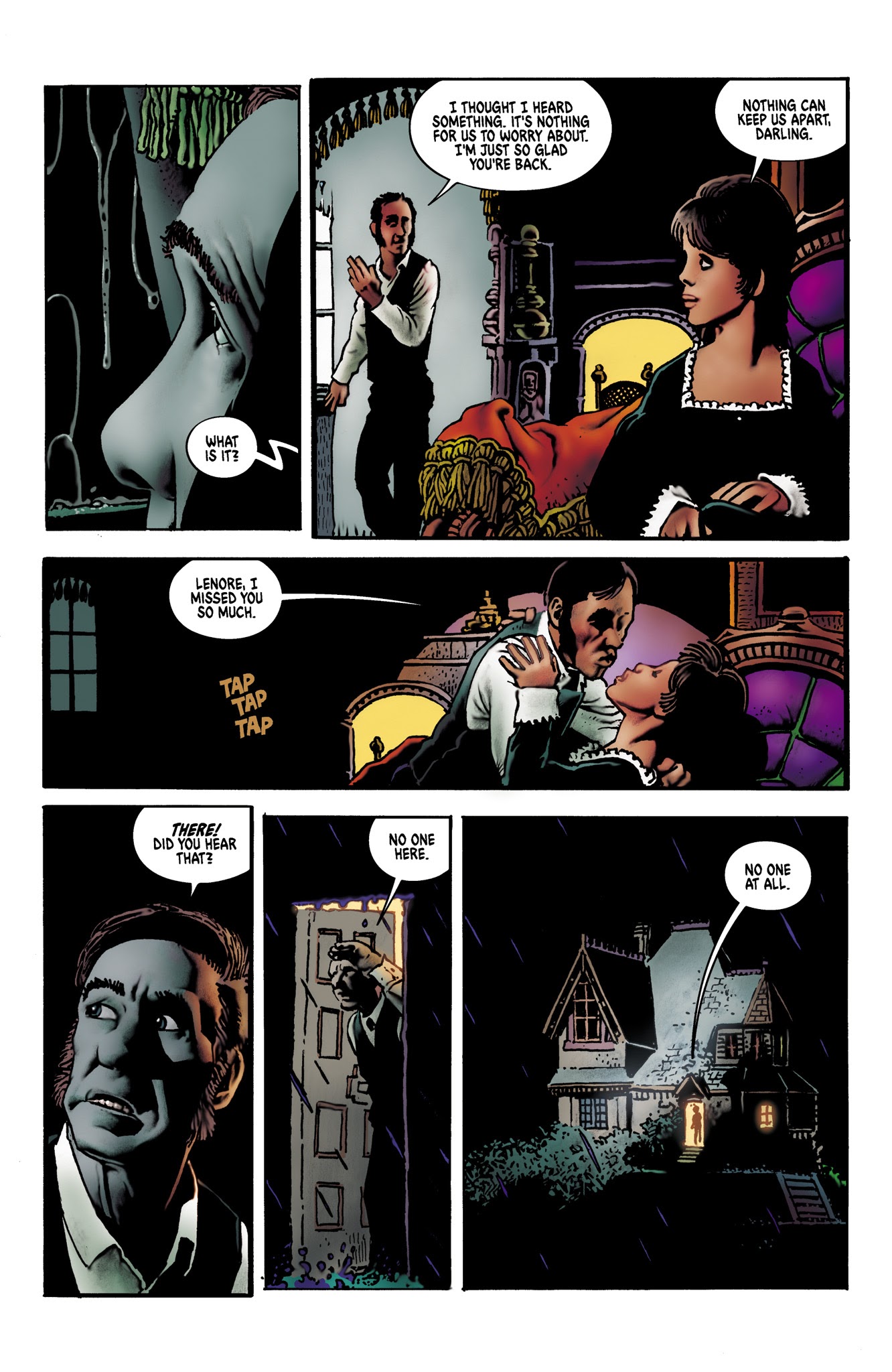 Read online Edgar Allan Poe's The Raven and the Red Death comic -  Issue # Full - 4