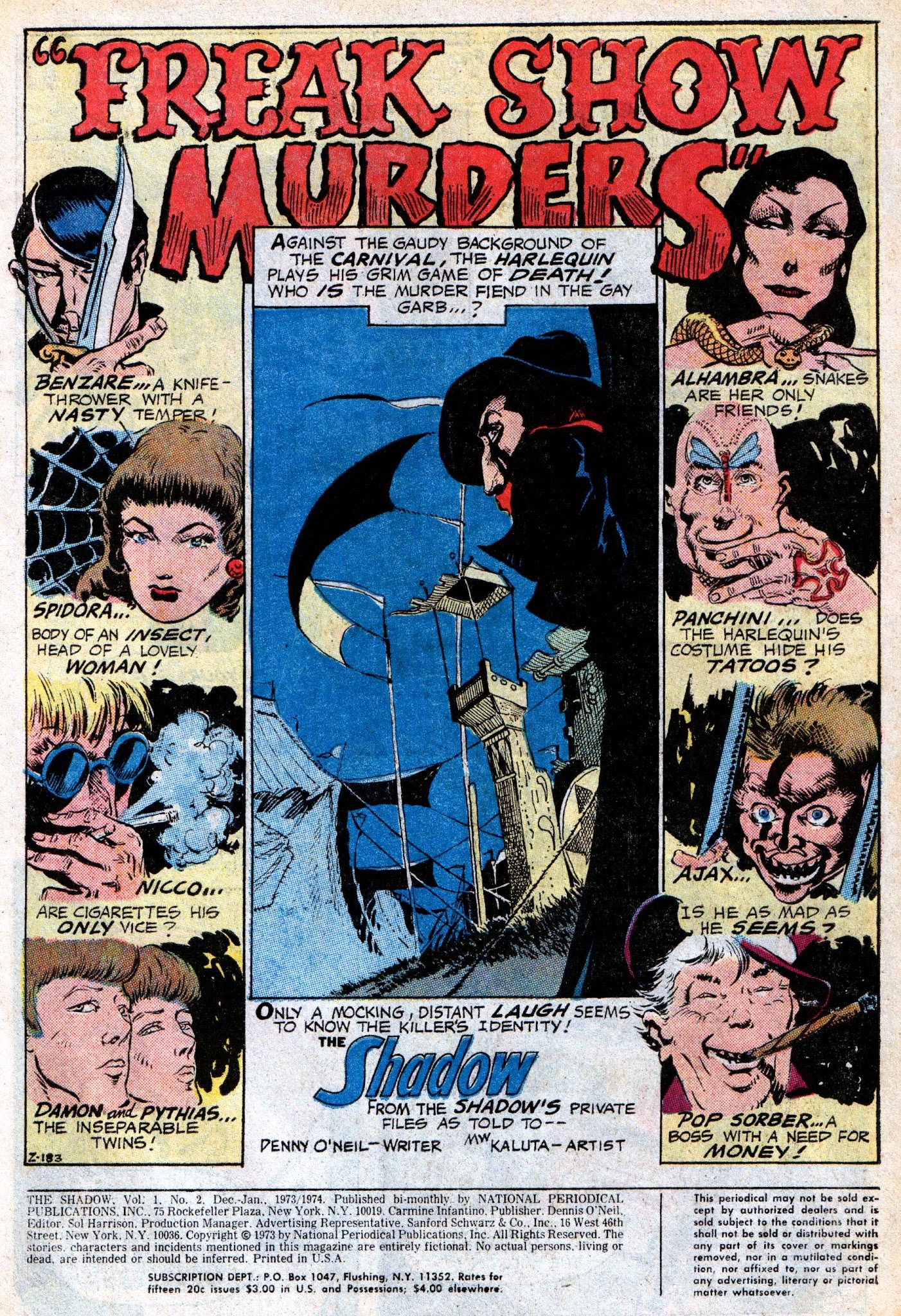 Read online The Shadow (1973) comic -  Issue #2 - 3