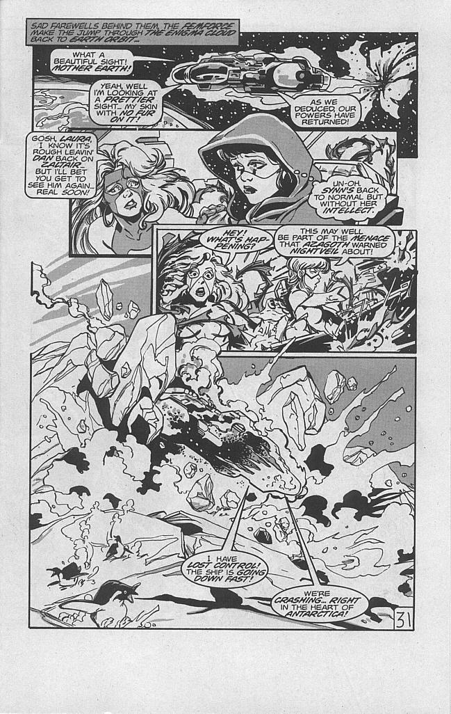 Read online Femforce comic -  Issue #100 - 34