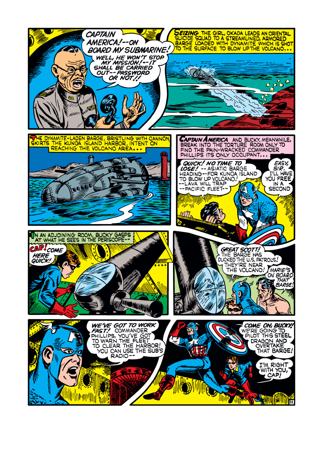Read online Captain America Comics comic -  Issue #5 - 25