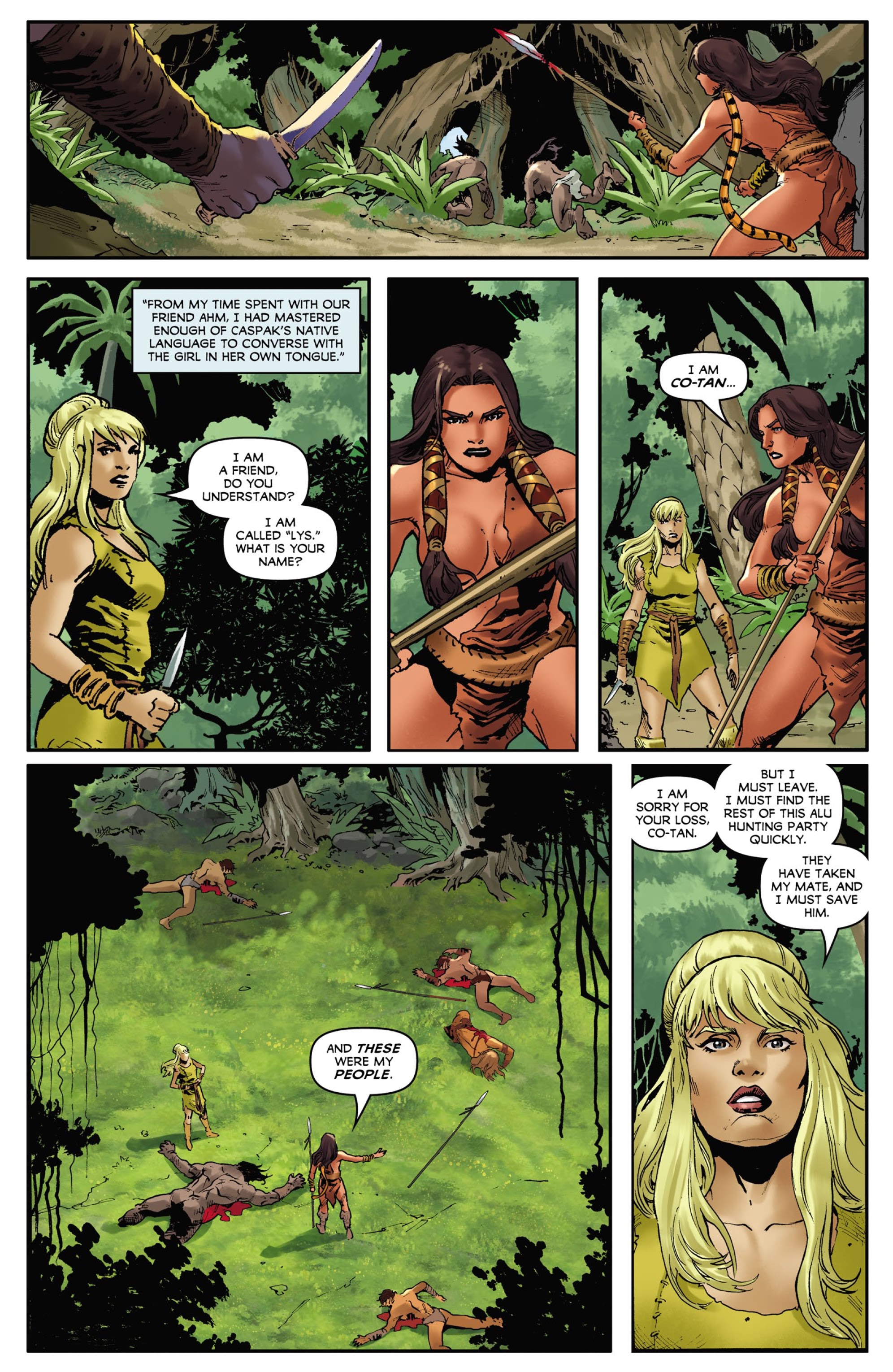 Read online The Land That Time Forgot: Fearless comic -  Issue #1 - 17