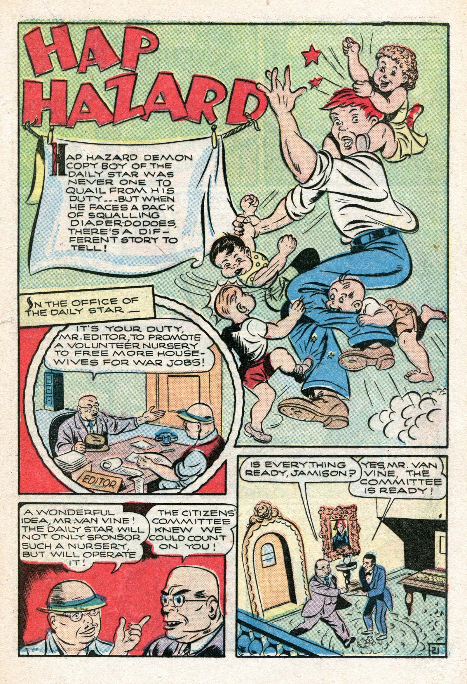 Read online Super-Mystery Comics comic -  Issue #20 - 23