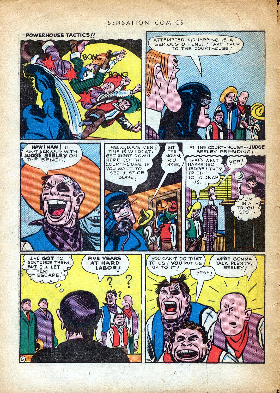 Read online Sensation (Mystery) Comics comic -  Issue #37 - 48