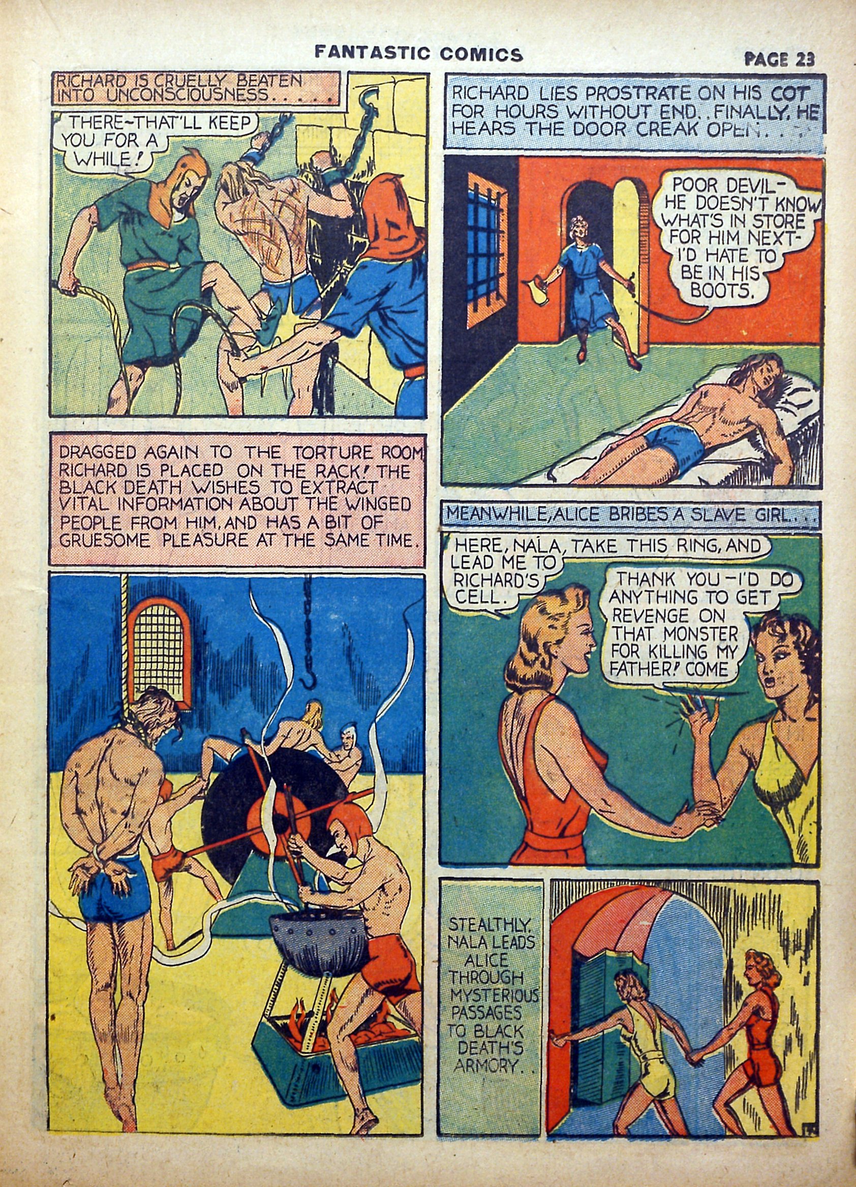 Read online Fantastic Comics comic -  Issue #5 - 24