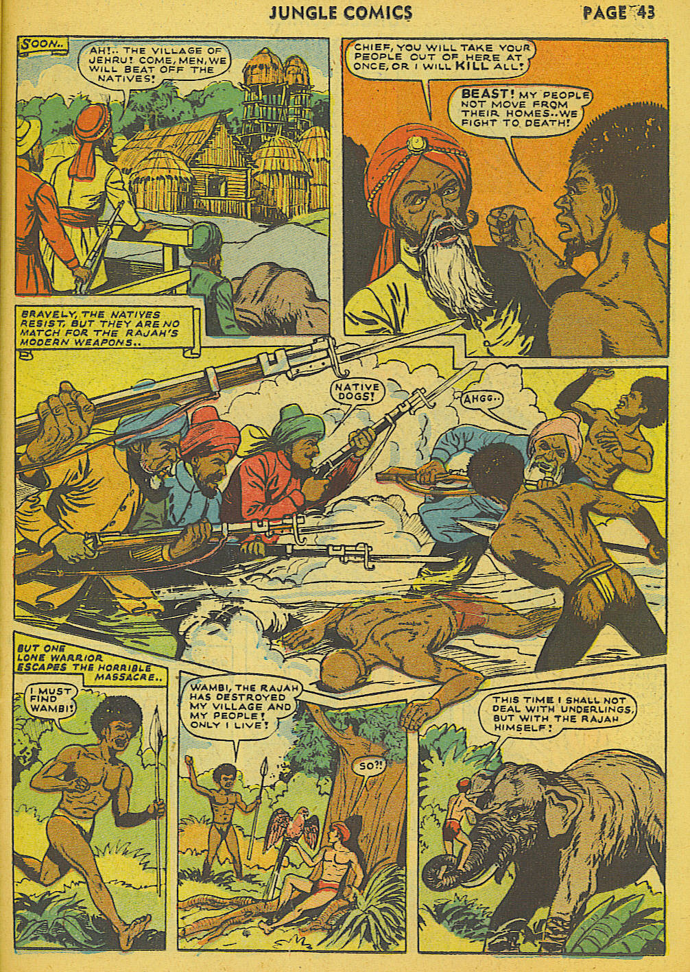Read online Jungle Comics comic -  Issue #36 - 46