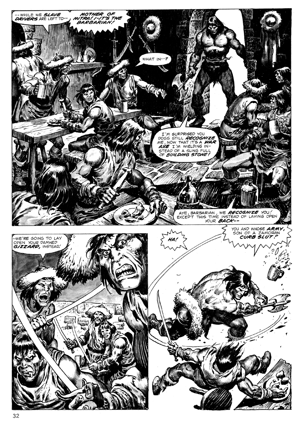 Read online The Savage Sword Of Conan comic -  Issue #71 - 32