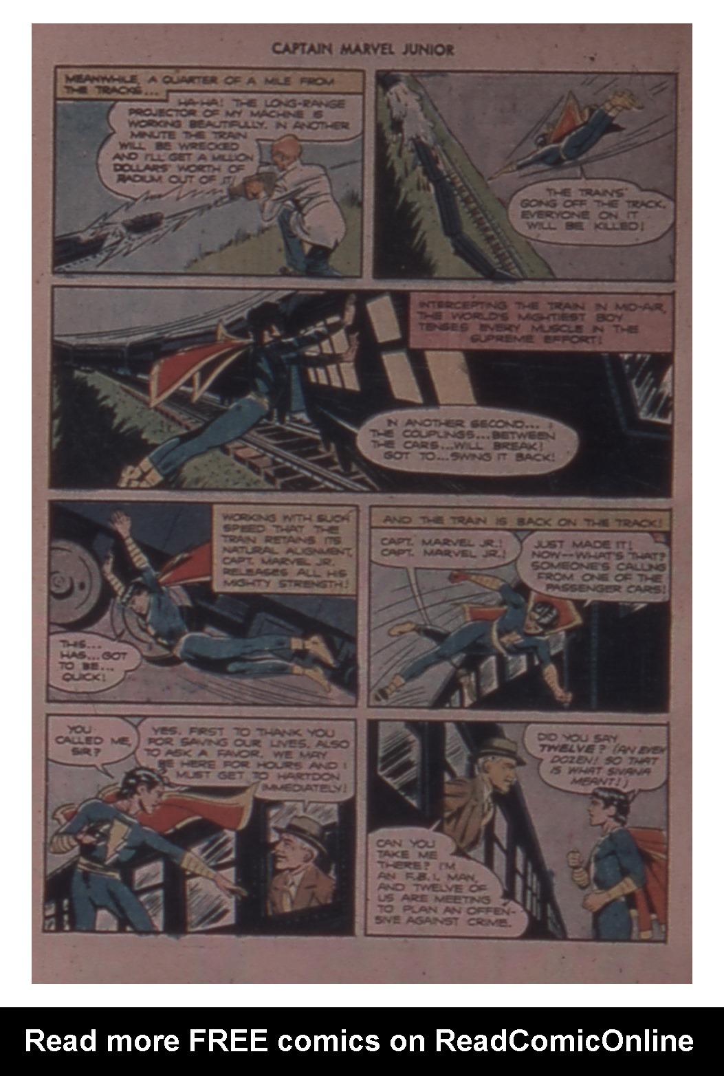 Read online Captain Marvel, Jr. comic -  Issue #28 - 8