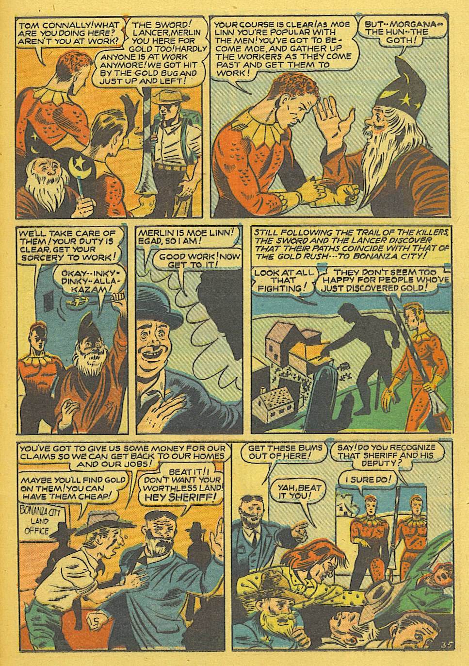 Read online Super-Mystery Comics comic -  Issue #21 - 36