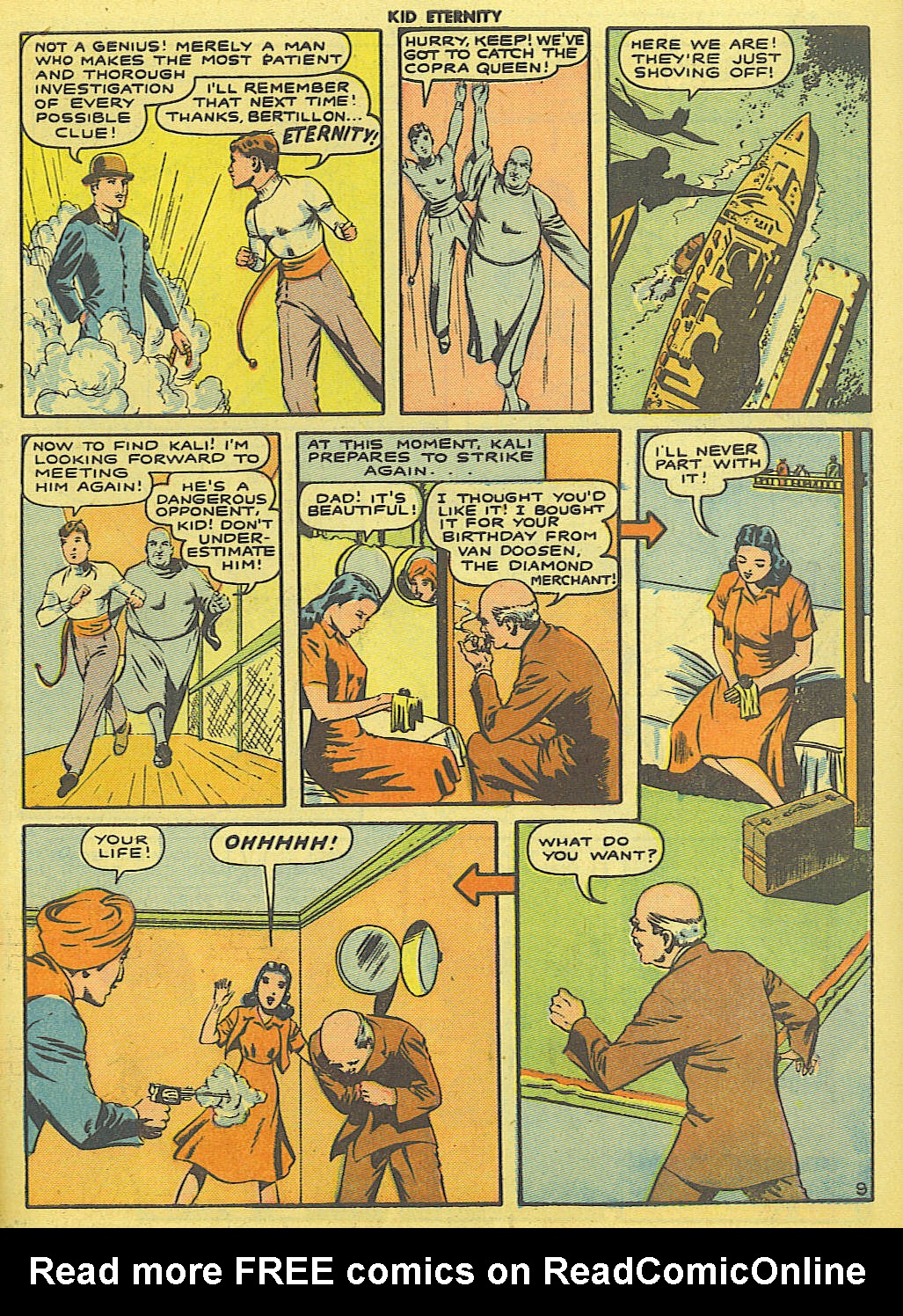 Read online Kid Eternity (1946) comic -  Issue #1 - 43