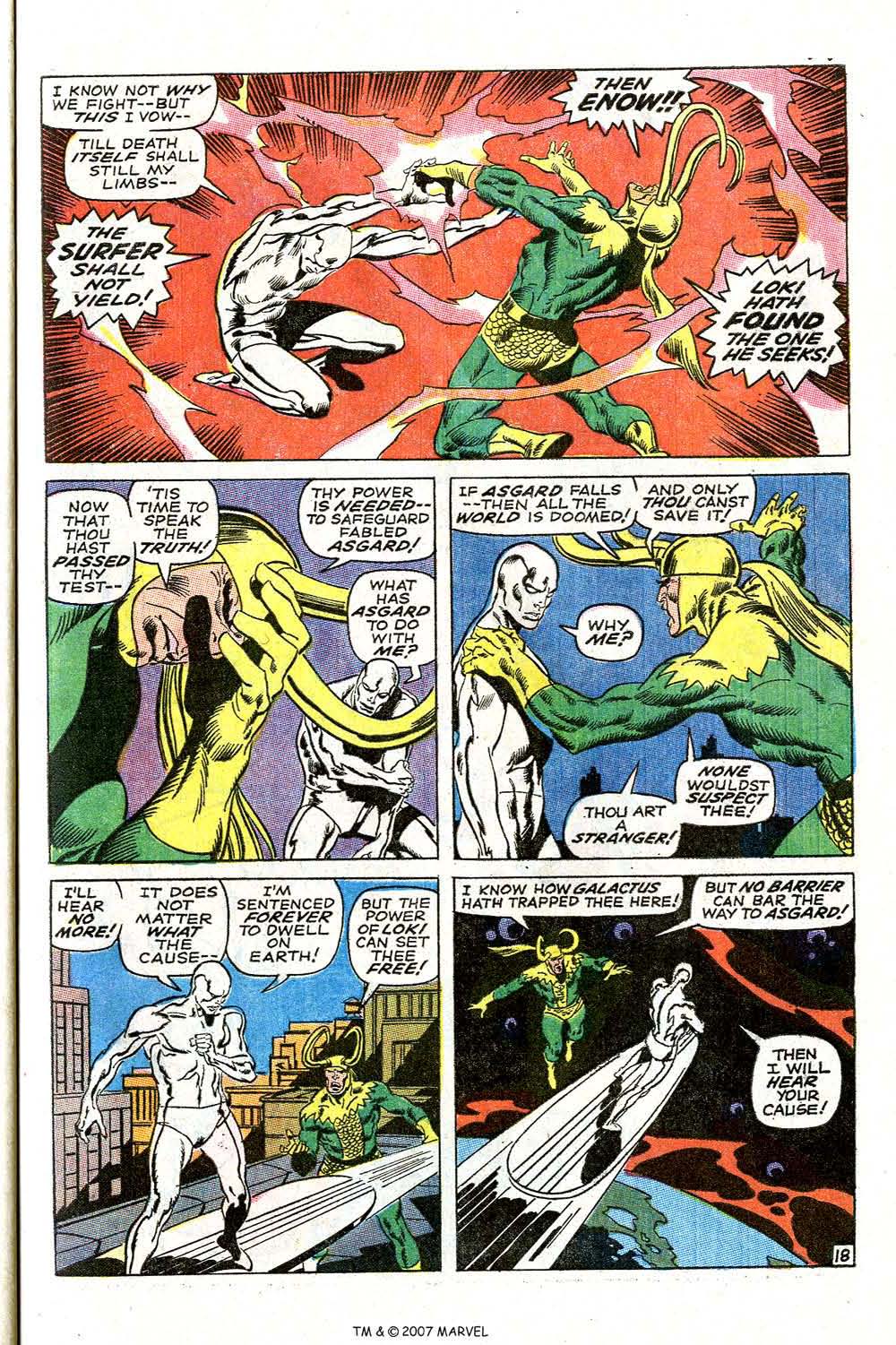 Read online Silver Surfer (1968) comic -  Issue #4 - 23