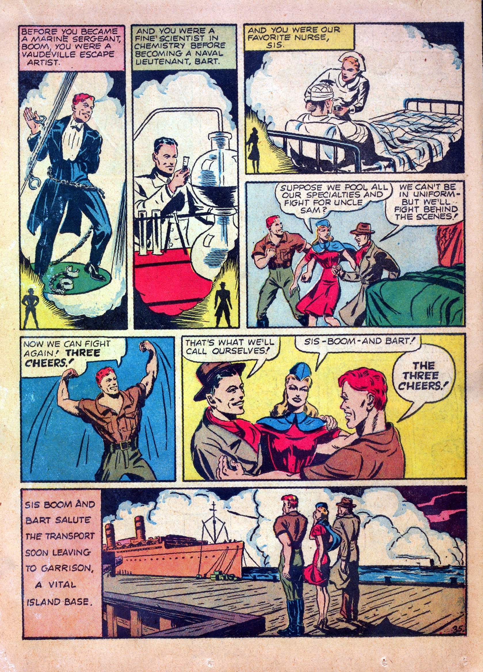 Read online Our Flag Comics comic -  Issue #1 - 37