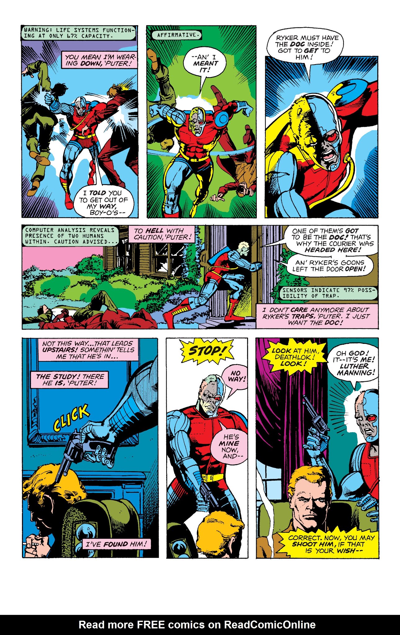 Read online Deathlok the Demolisher: The Complete Collection comic -  Issue # TPB - 127