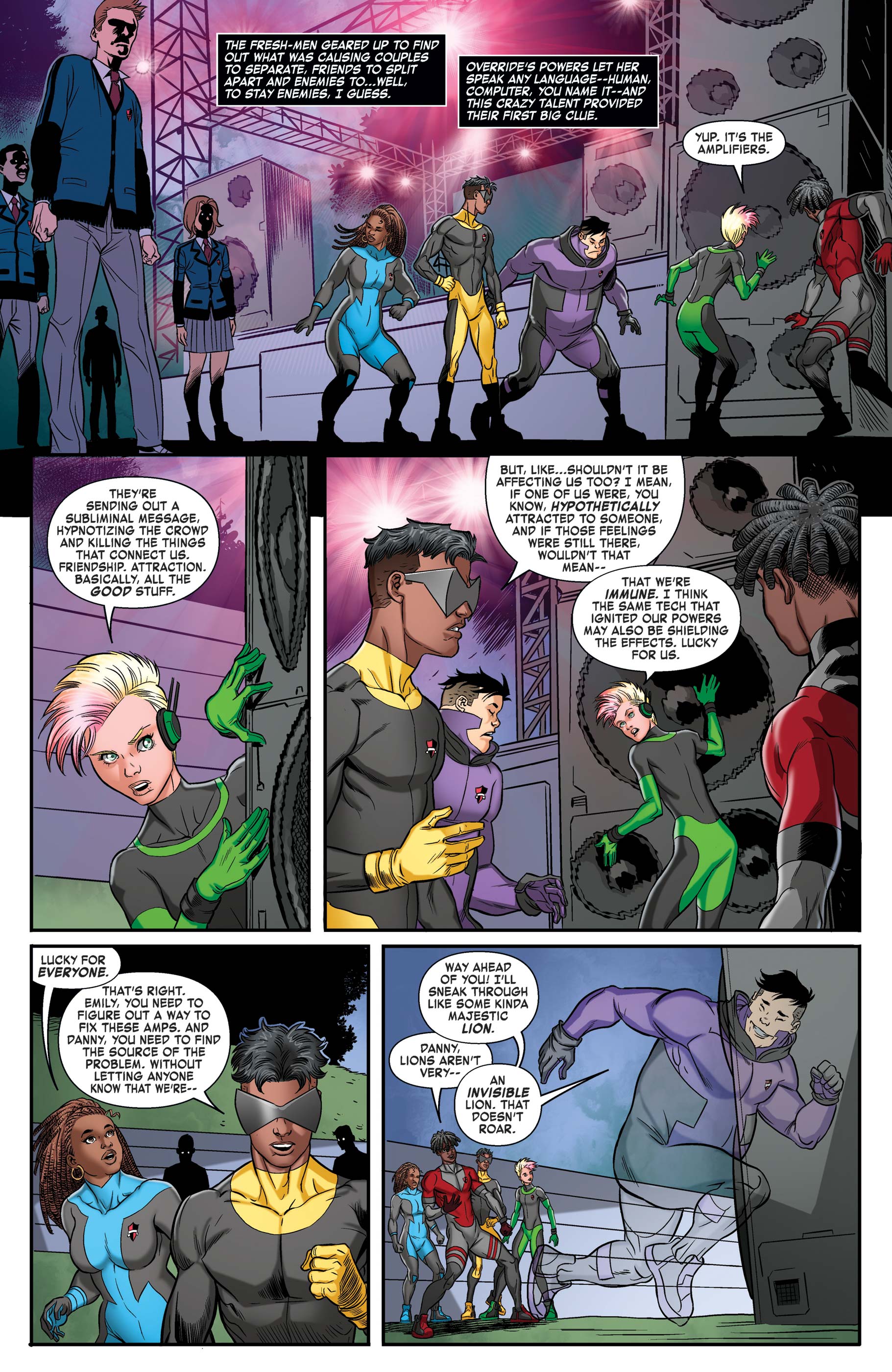 Read online AXE The Freshmen Issue Featuring The Avengers comic