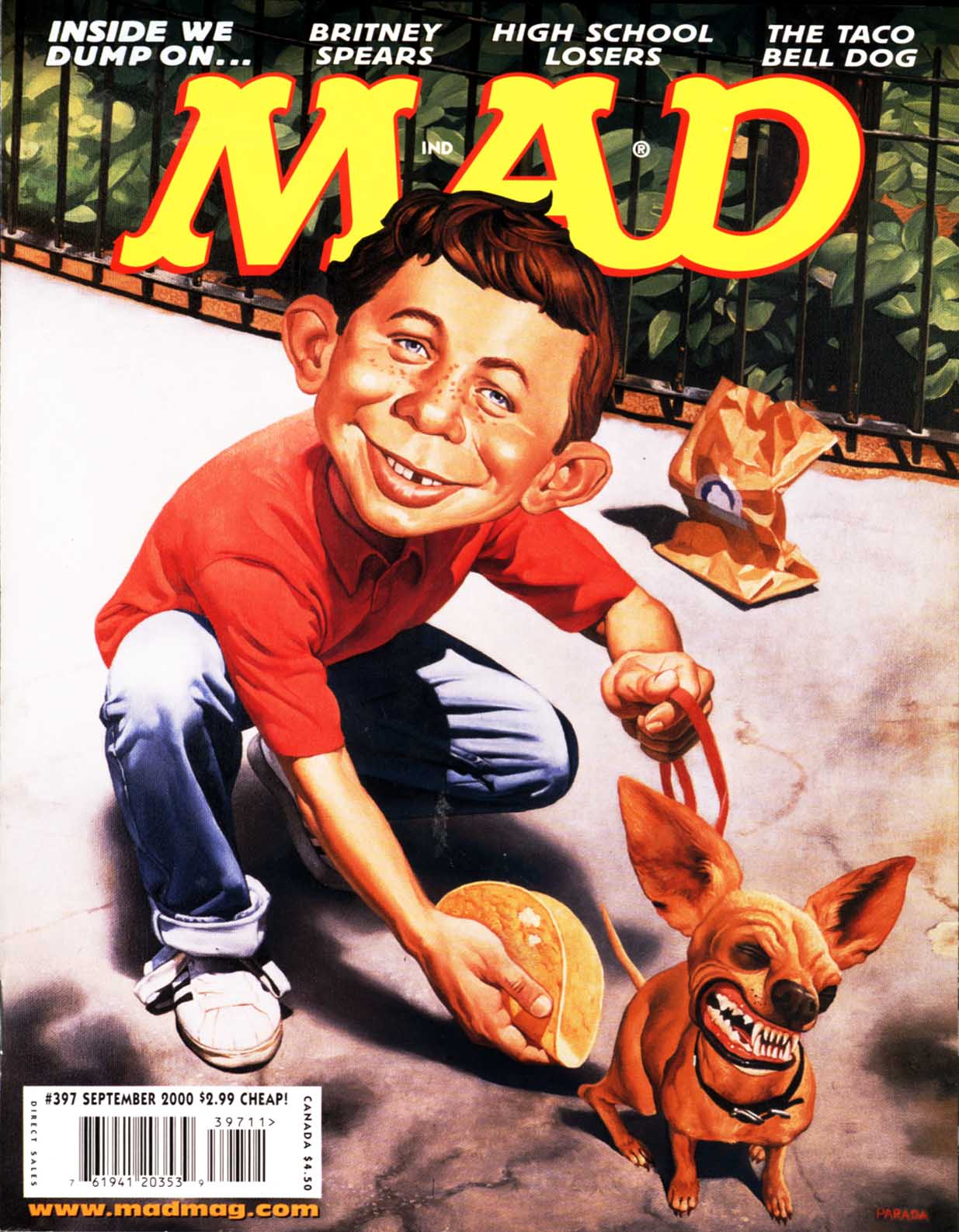Read online MAD comic -  Issue #397 - 1